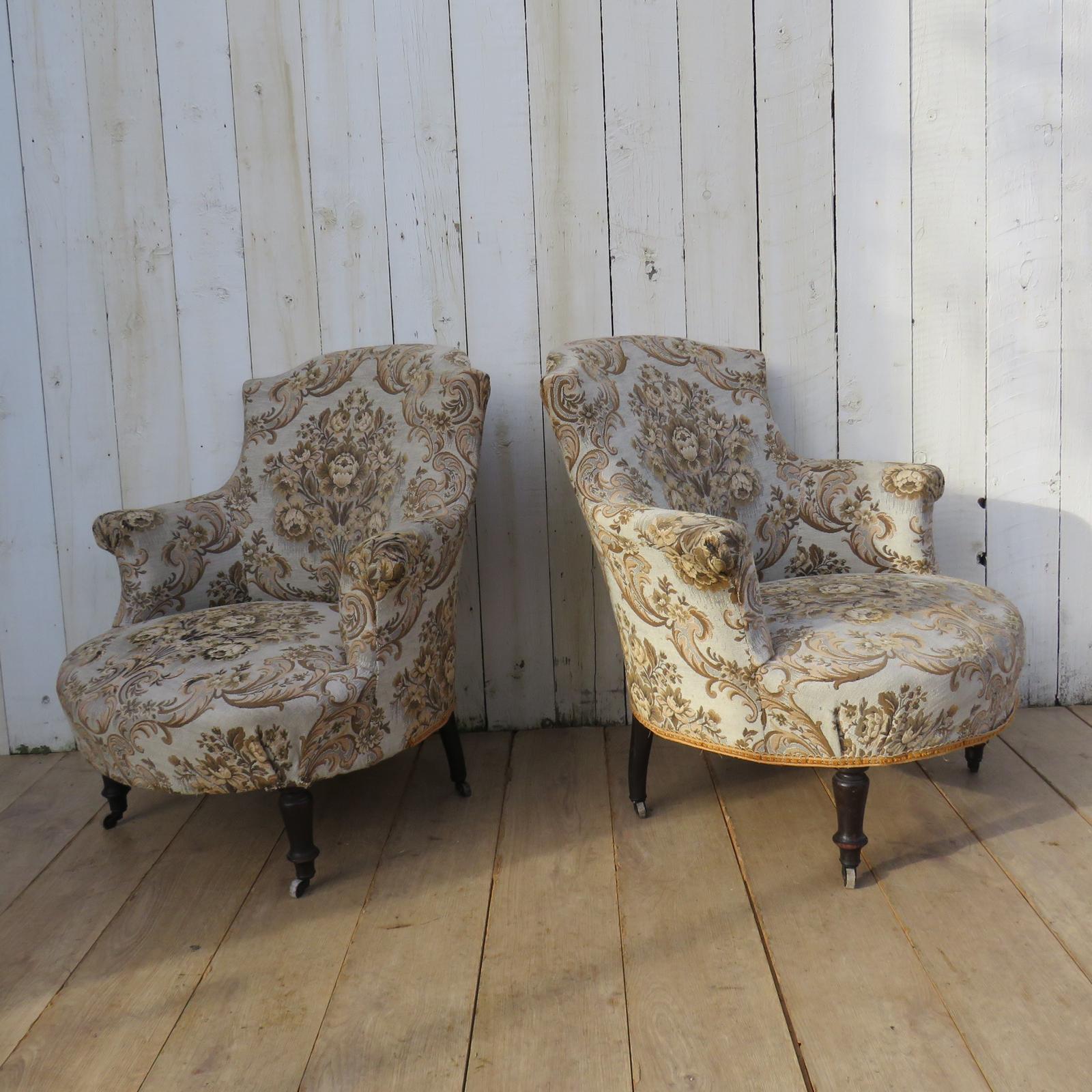 Pair Of Antique Napoleon III Armchairs (1 of 9)