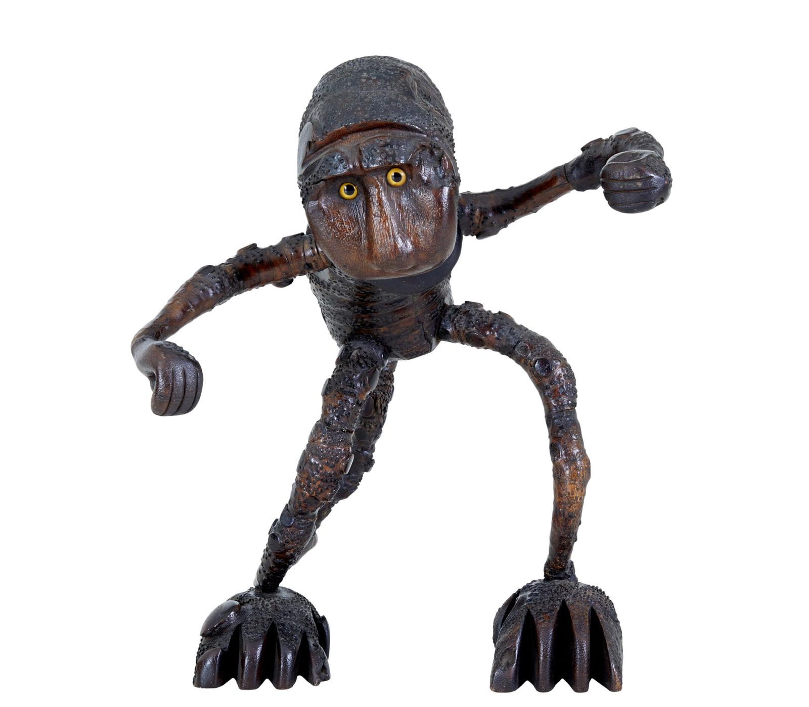 20th Century Carved Mango Wood Novelty Dinner Gong (1 of 11)