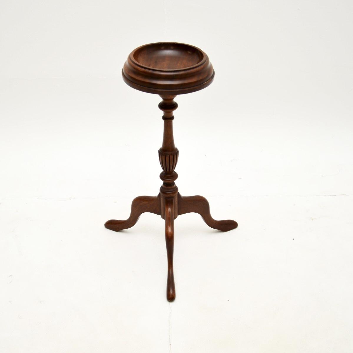 Antique Mahogany Wine Table / Plant Stand (1 of 5)