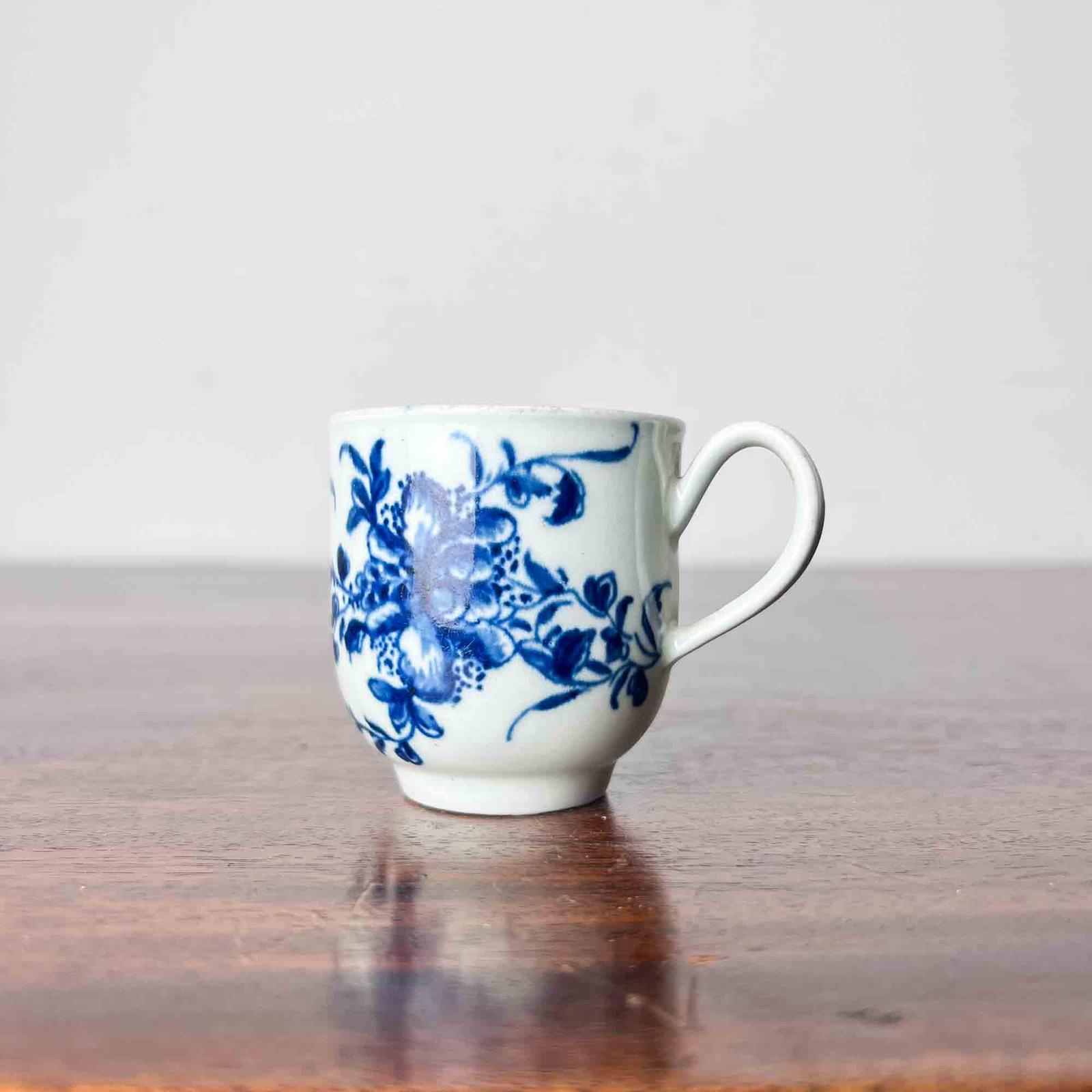 Early Worcester Mansfield Pattern Coffee Cup (1 of 8)