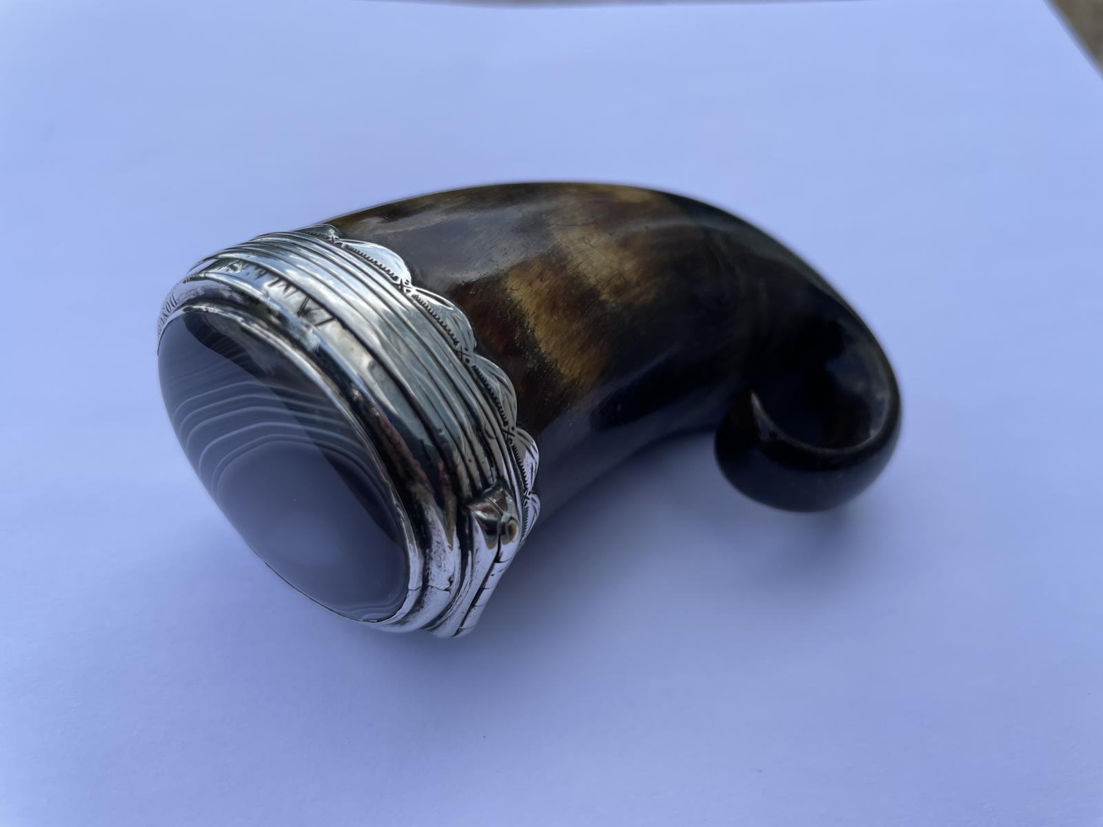 Scottish Georgian Horn Snuff Mull (1 of 7)