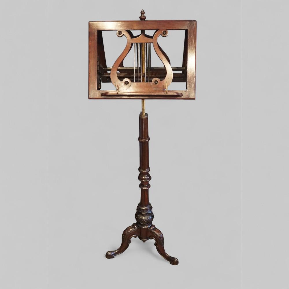 Victorian Mahogany Duet Music Stand (1 of 6)