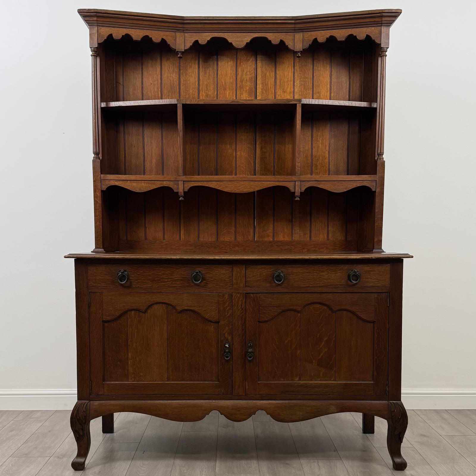 Antique 20th Century Welsh Dresser In Golden Oak (1 of 12) Antique 20th Century Welsh Dresser In Golden Oak (1 of 12)