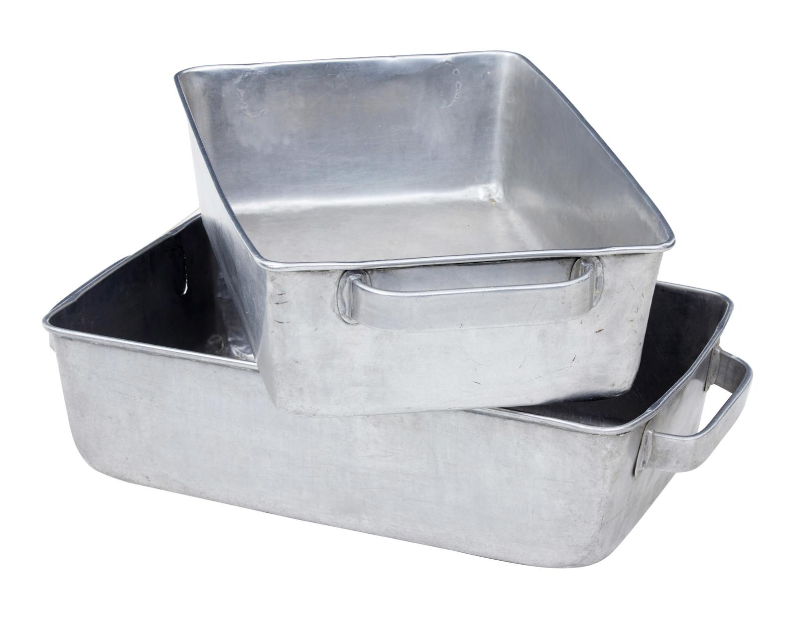 Pair of 1920’s Large Scandinvian Stainless Steel Trays (1 of 6) Pair of 1920’s Large Scandinvian Stainless Steel Trays (1 of 6)