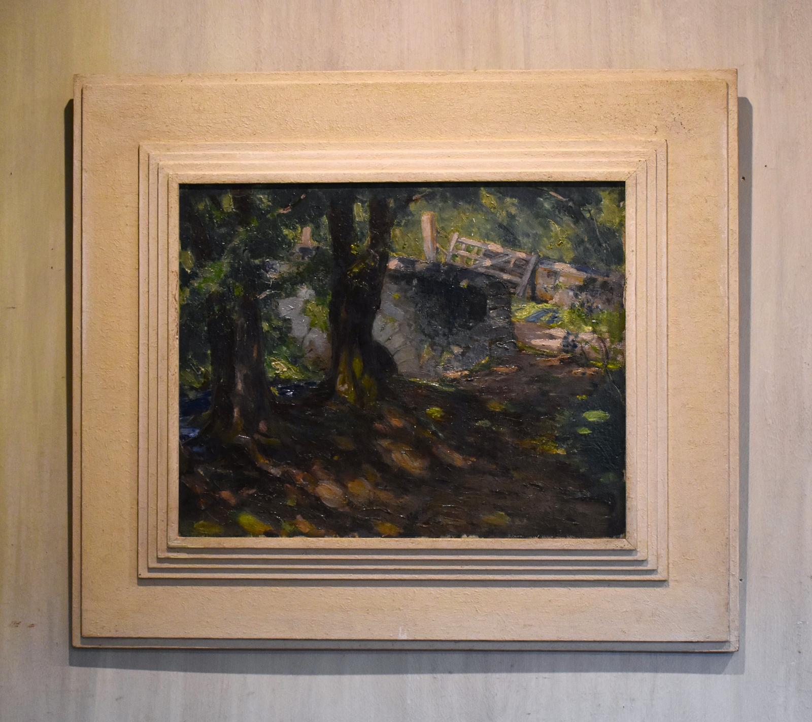 Landscape Oil Painting by A Wood (1 of 7)