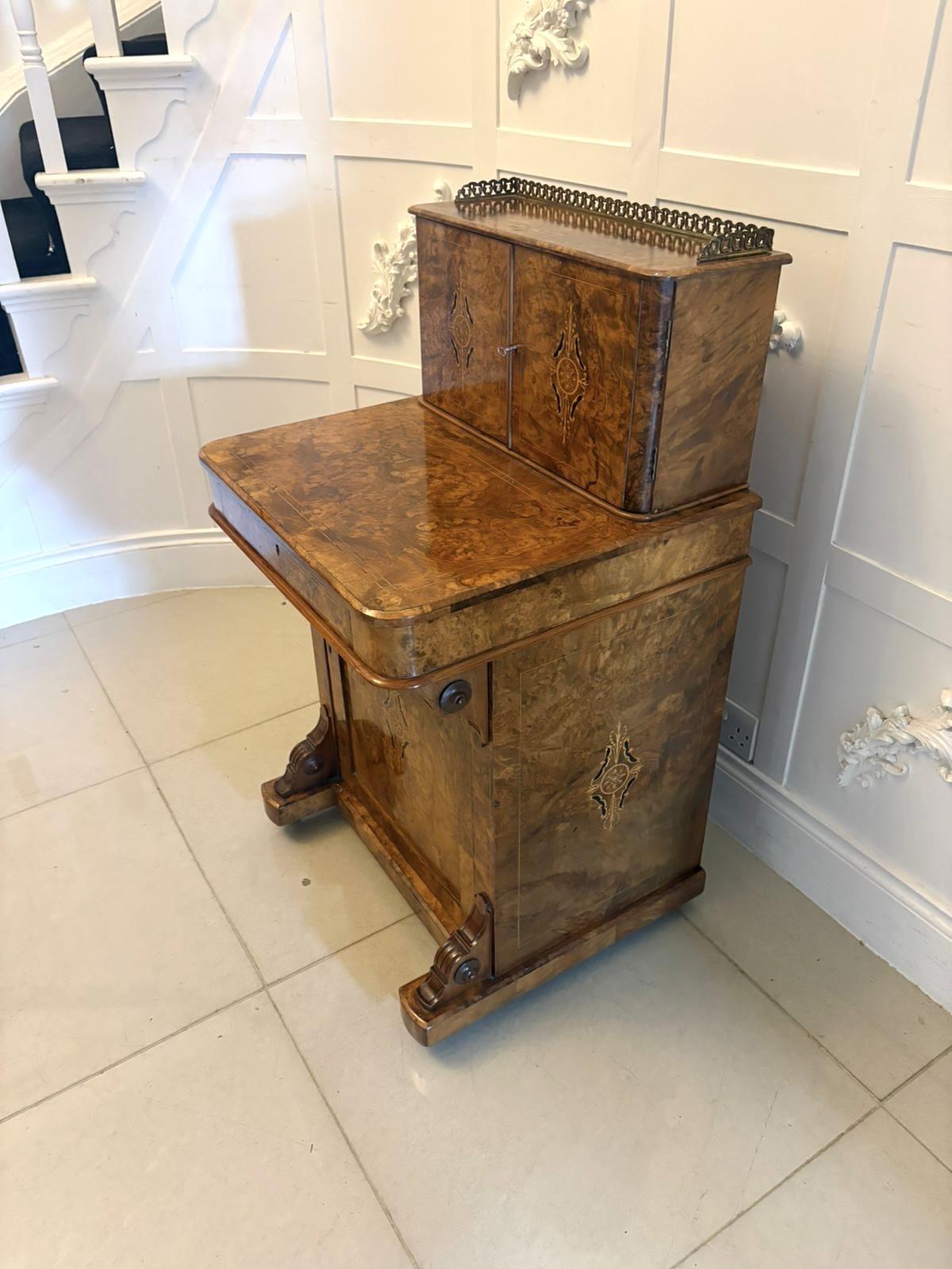 Antique Victorian Burr Walnut Davenport Desk Writing Table Stationery Cabinet (1 of 24) Antique Victorian Burr Walnut Davenport Desk Writing Table Stationery Cabinet (1 of 24)