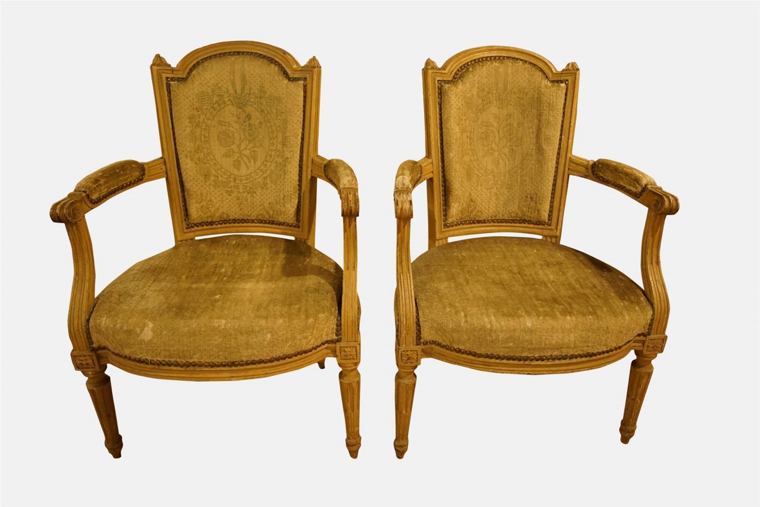 19th Centiry Shabby Chic French Salon Chairs (1 of 1) 19th Centiry Shabby Chic French Salon Chairs (1 of 1)