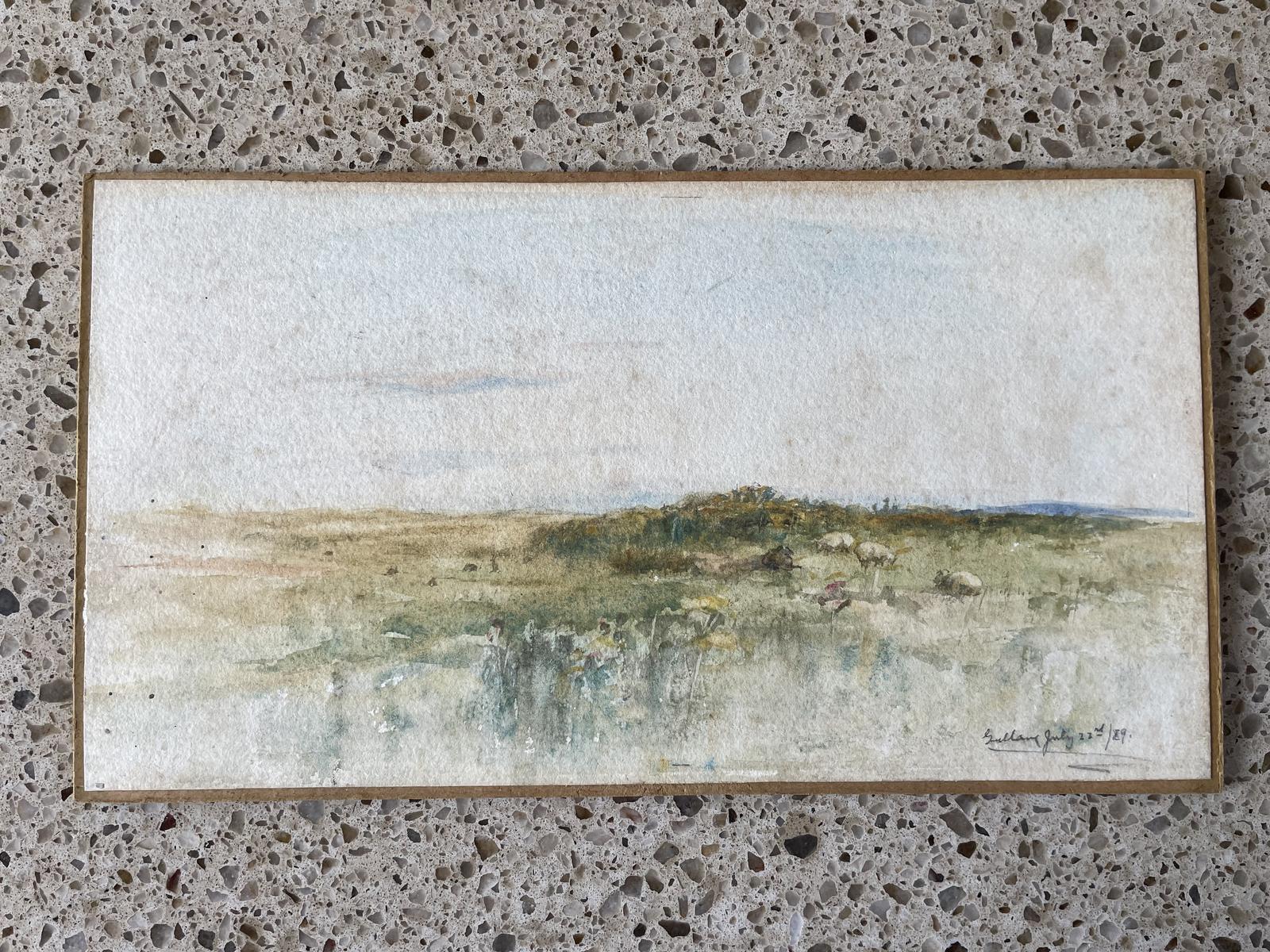 "Gullane" by Edwin Alexander Rsa, Rsw, Rws, Ssa.  (1870 to 1926) (1 of 3)