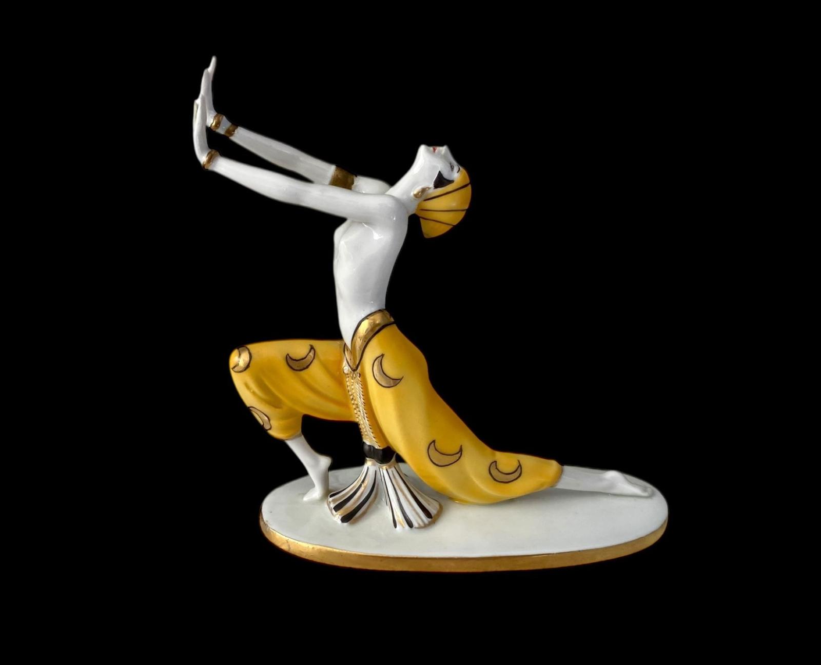 Art Deco William Goebel Ballet Russe Style Exotic Dancer Figurine Circa 1930 (1 of 13)