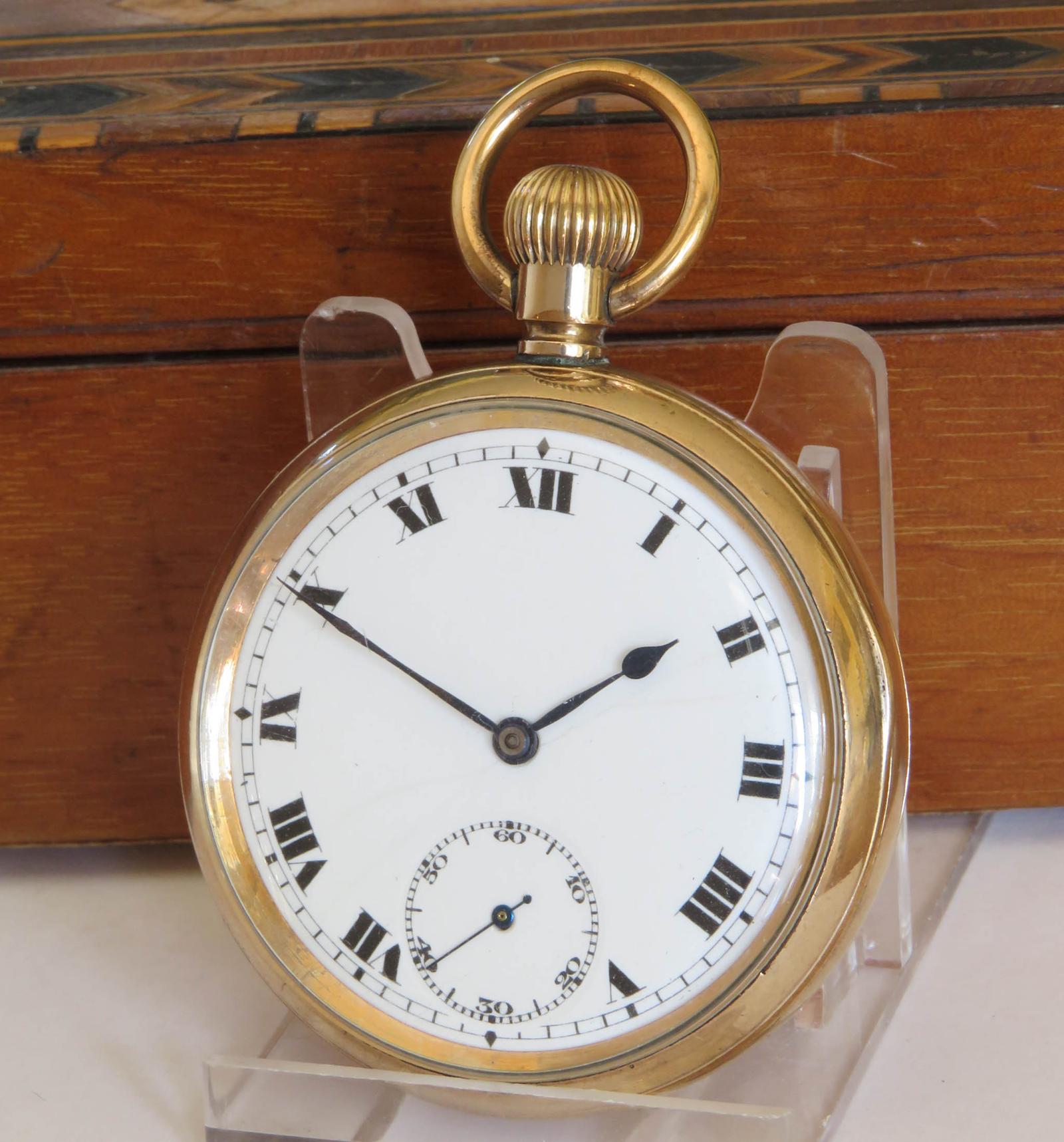 Pocket Watch: 1920s Gold Plated Swiss Pocket Watch (1 of 5) Pocket Watch: 1920s Gold Plated Swiss Pocket Watch (1 of 5)