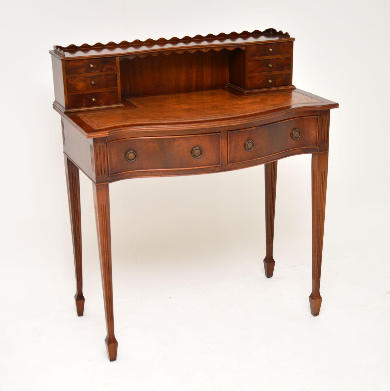 Sheraton Style Mahogany Bonheur Du Jour Desk (1 of 9) Sheraton Style Mahogany Bonheur Du Jour Desk (1 of 9)