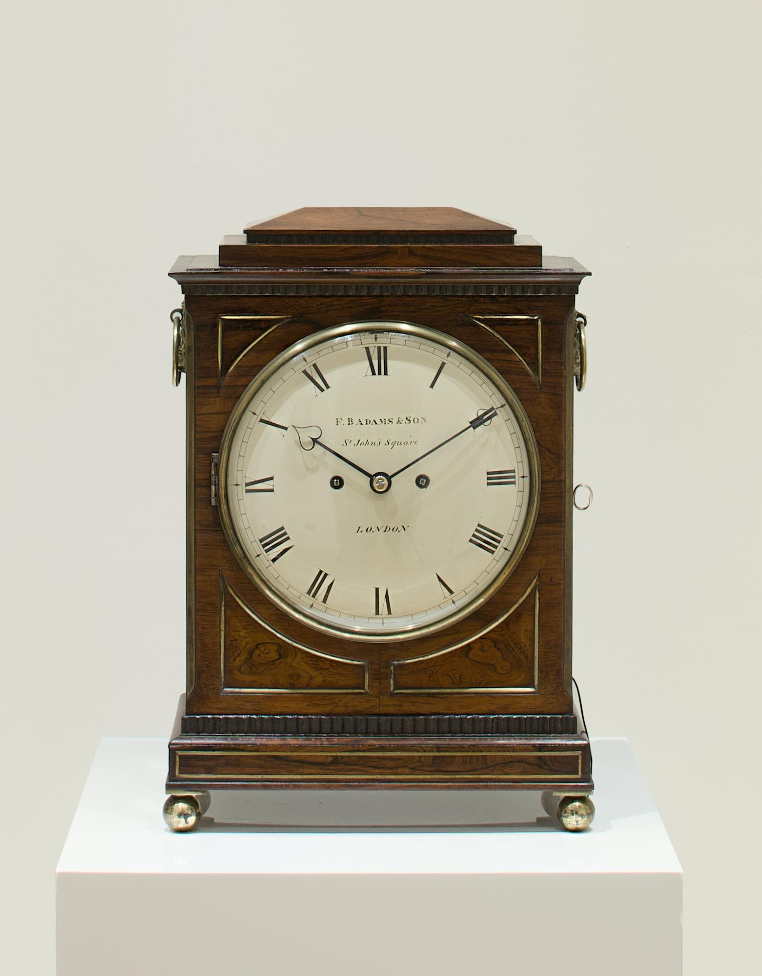 A Regency Bracket Clock Adams of London, With Wall Bracket (1 of 13) A Regency Bracket Clock Adams of London, With Wall Bracket (1 of 13)