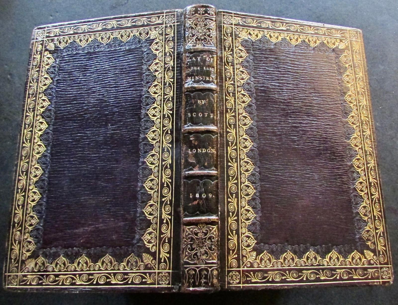 1809 Walter Scott The Lay of The Last Minstrel A Poem Full Leather & Gilt Binding (1 of 4)
