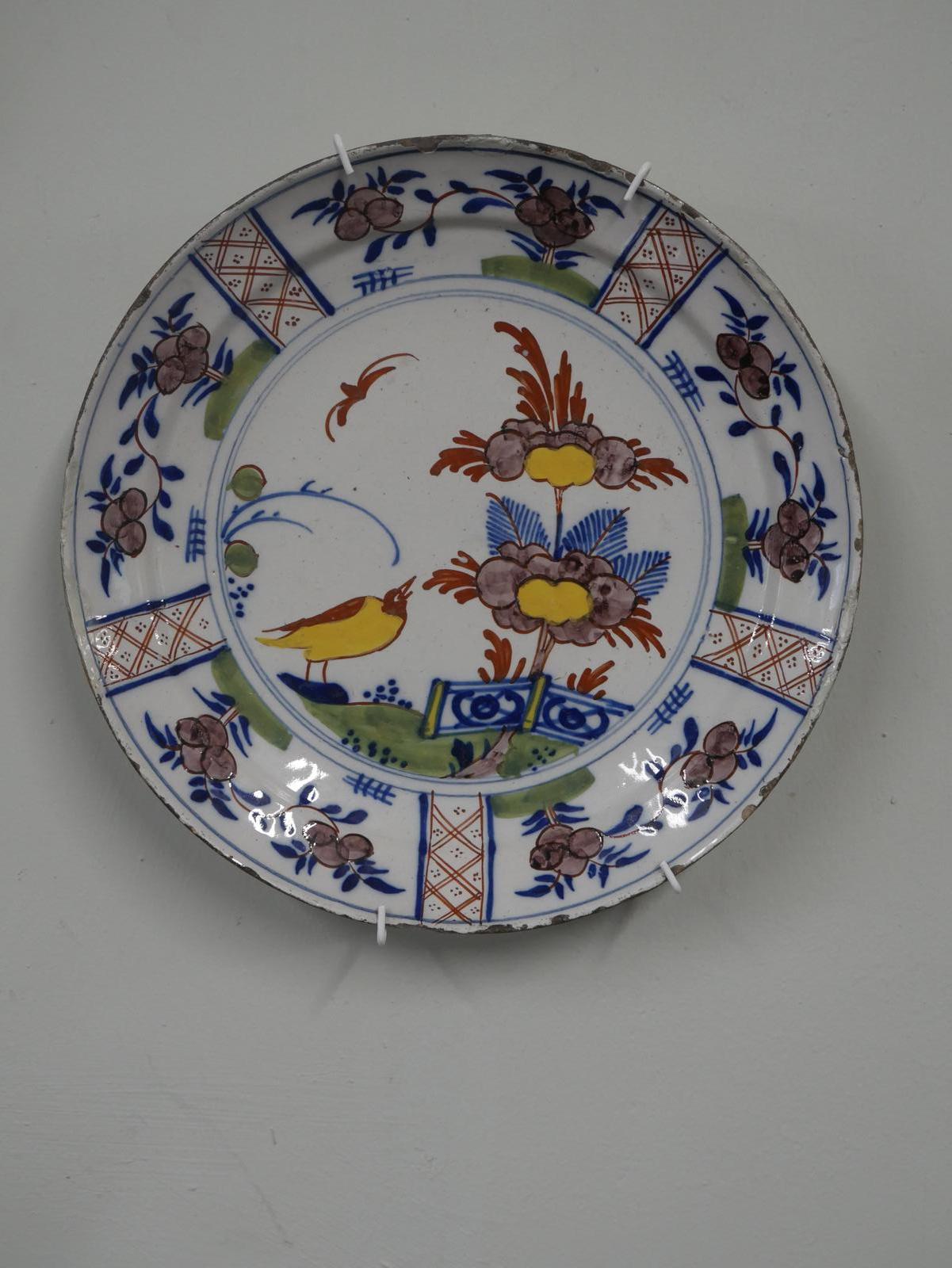 Delft Polychrome Pancake Plate (1 of 9)