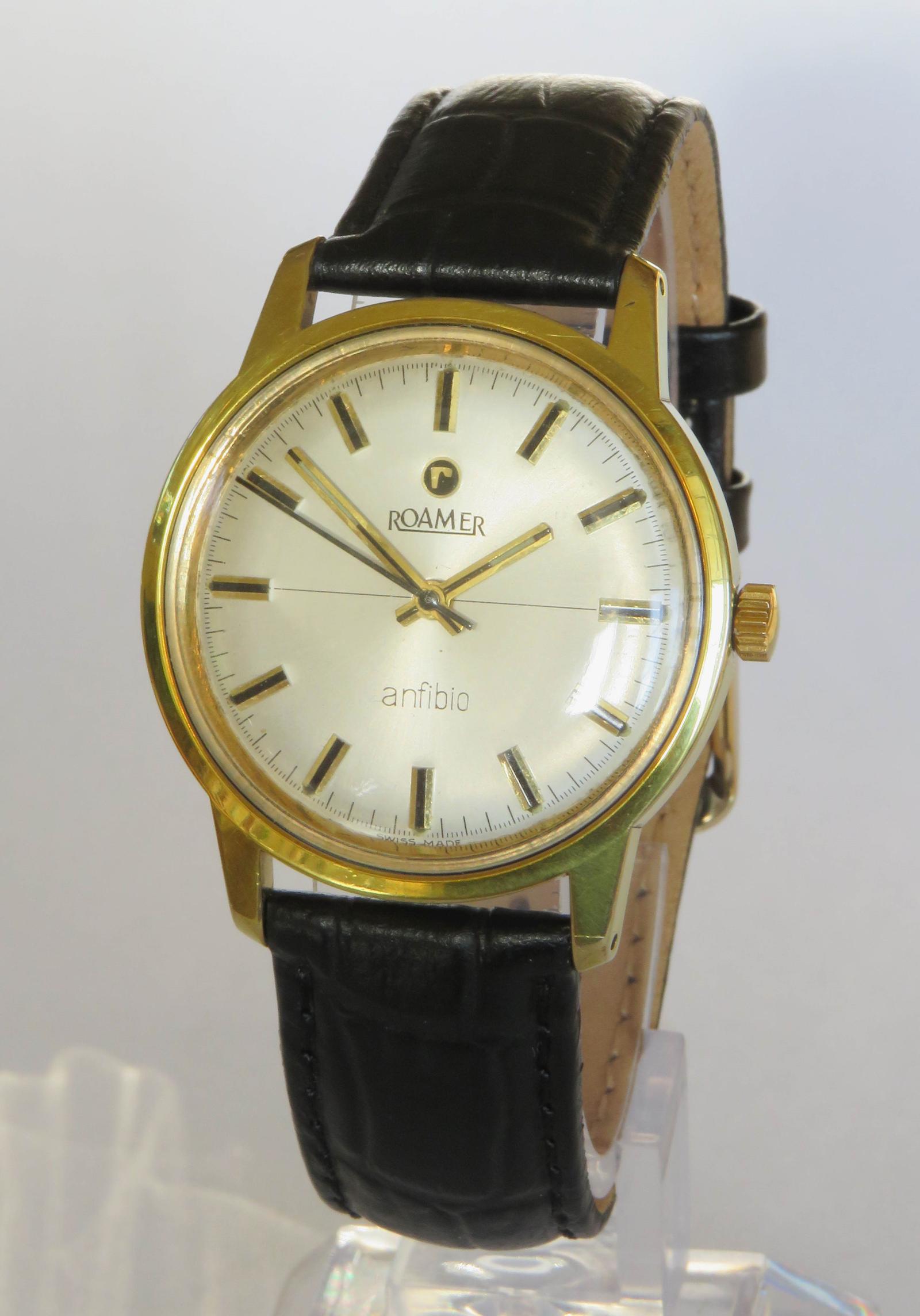 Watch : Gents 1960s Roamer Anfibio Wristwatch (1 of 4)