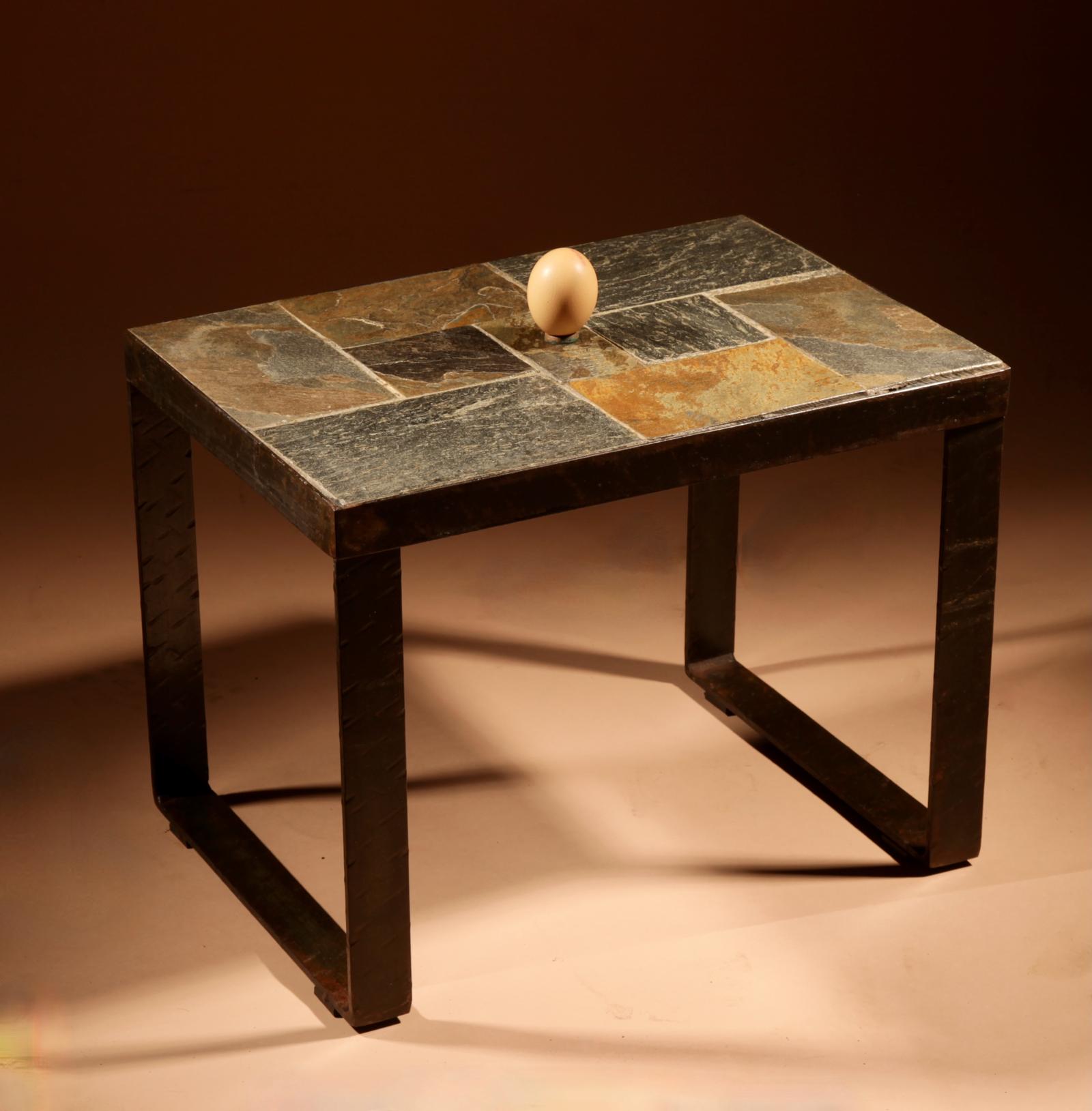 Dutch Brutalist Period Side Table in Style of Paul Kingma 1970s (1 of 6)