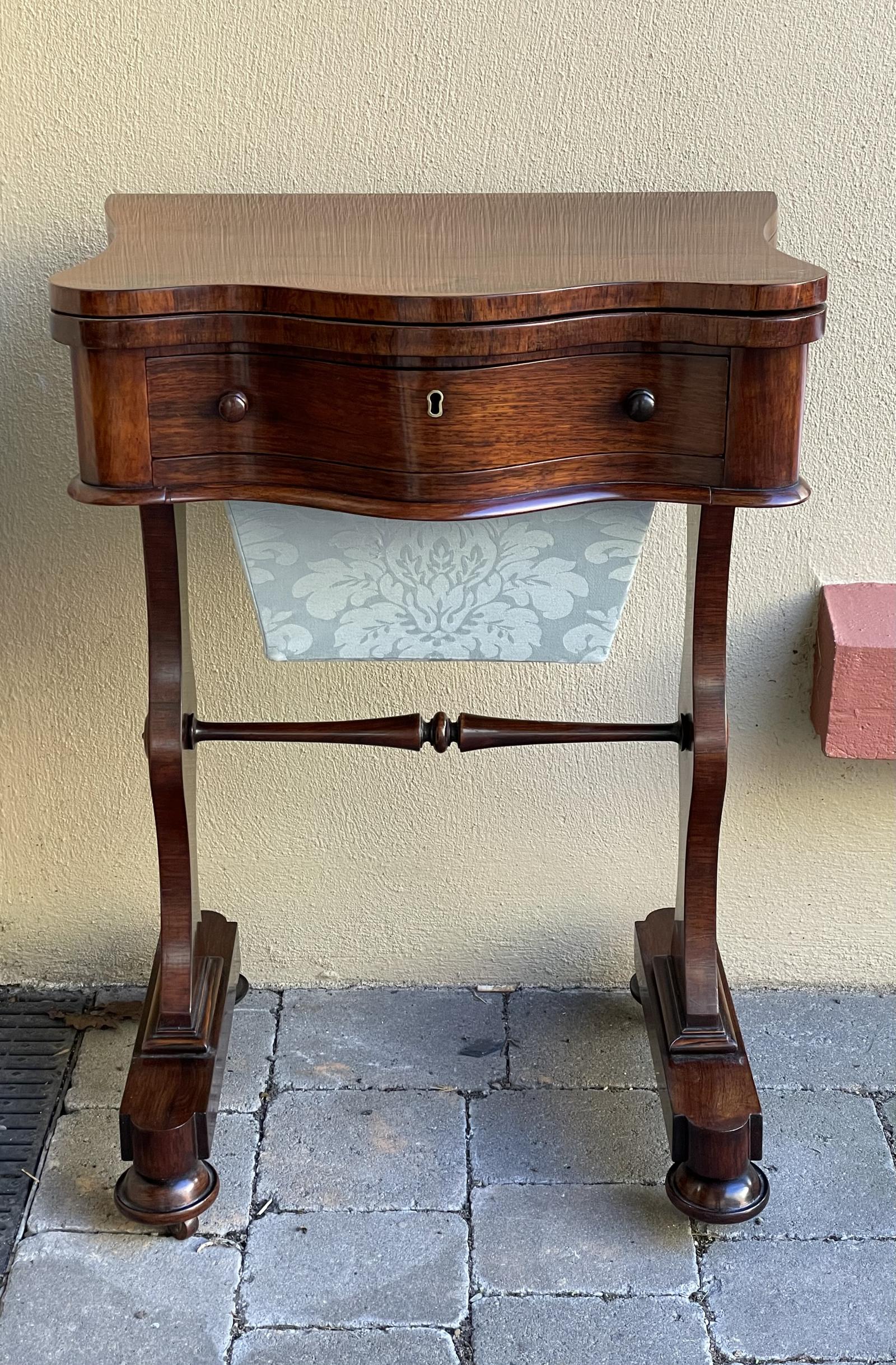 William IV Rosewood Games Work Table (1 of 11) William IV Rosewood Games Work Table (1 of 11)