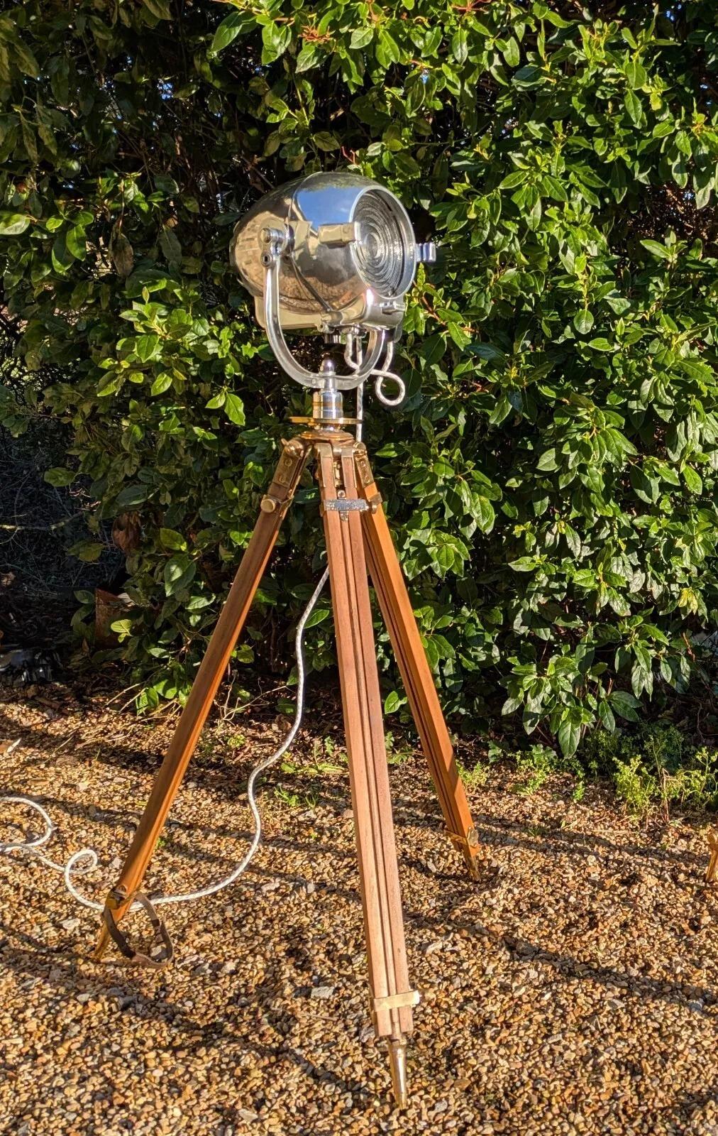 Vintage Industrial Theatre Light Lamp (1 of 7)