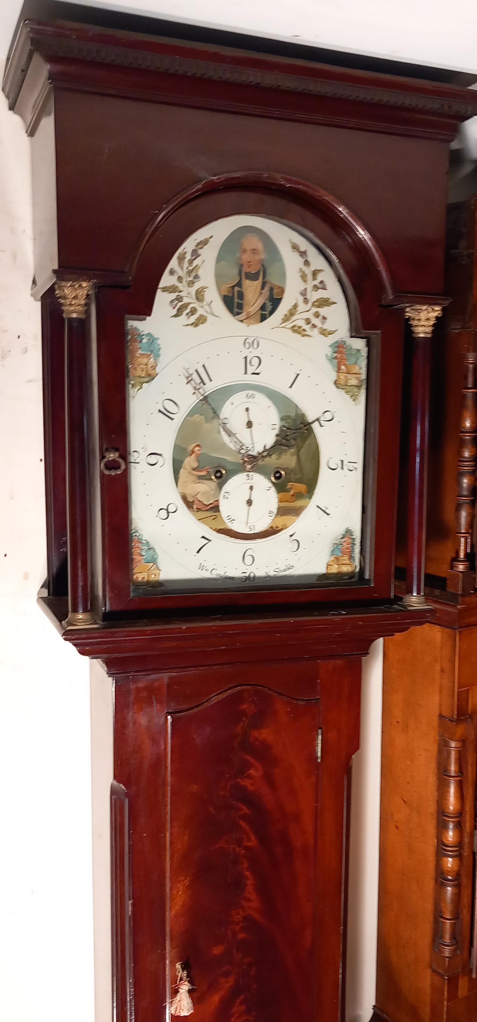 Antique Nautical Dial  Longcase Clock (1 of 7)