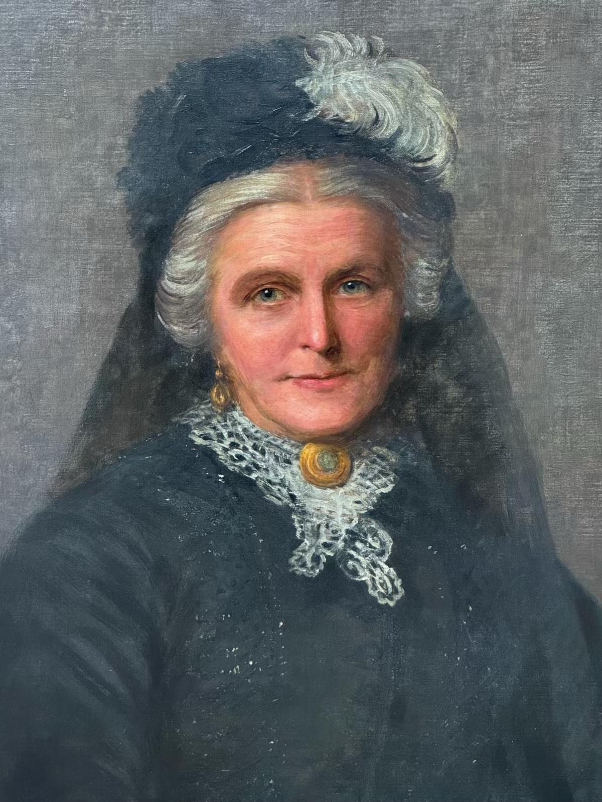 Victorian Oil on Canvas Portrait of Mary Anne Sykes (1825-1886​) (1 of 11)