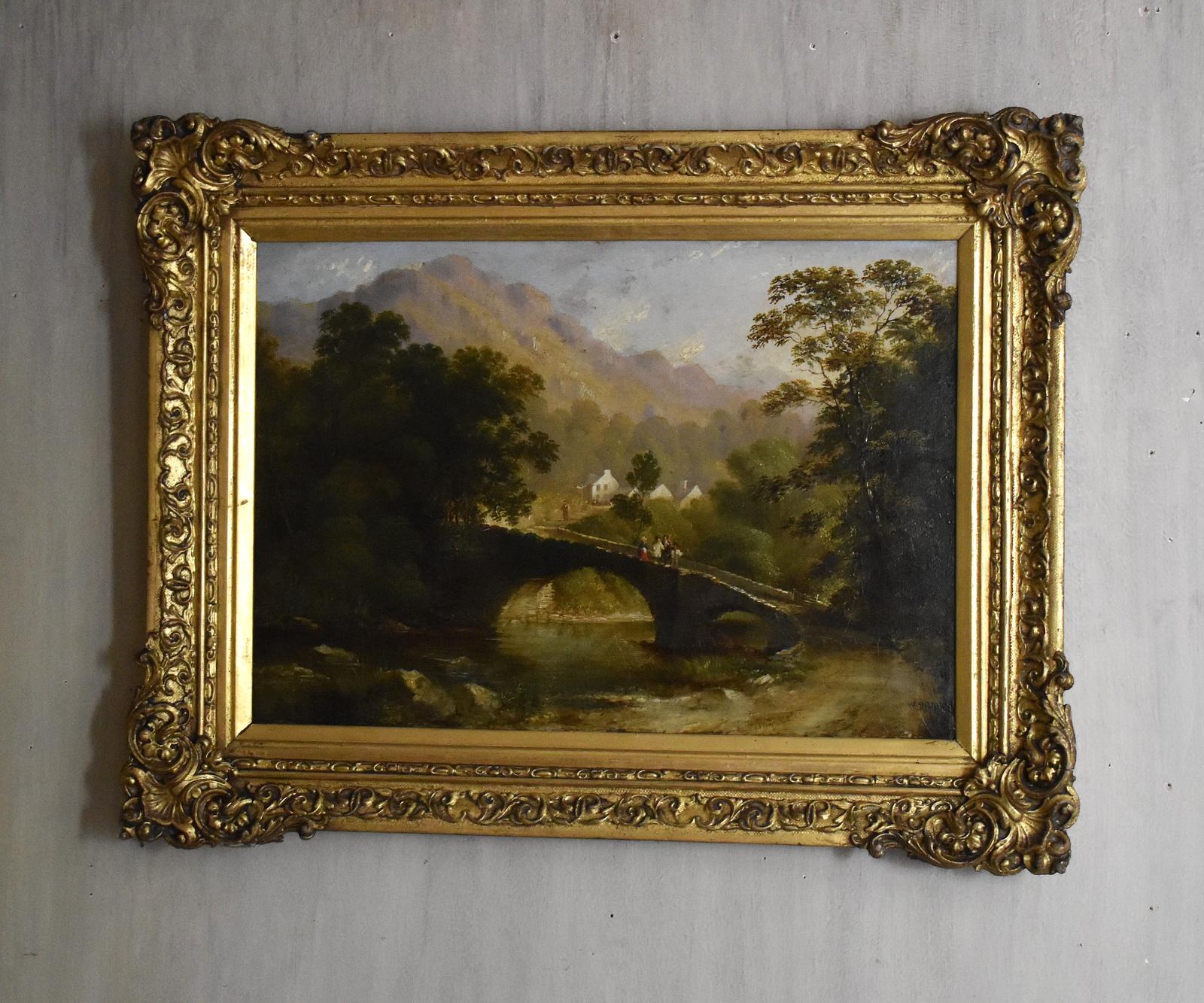 Victorian Landscape Oil Painting (1 of 7) Victorian Landscape Oil Painting (1 of 7)