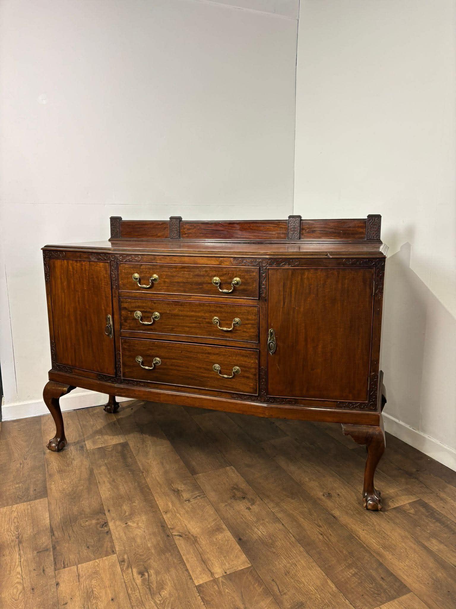 Edwardian Mahogany Bow Front Sideboard (1 of 15) Edwardian Mahogany Bow Front Sideboard (1 of 15)
