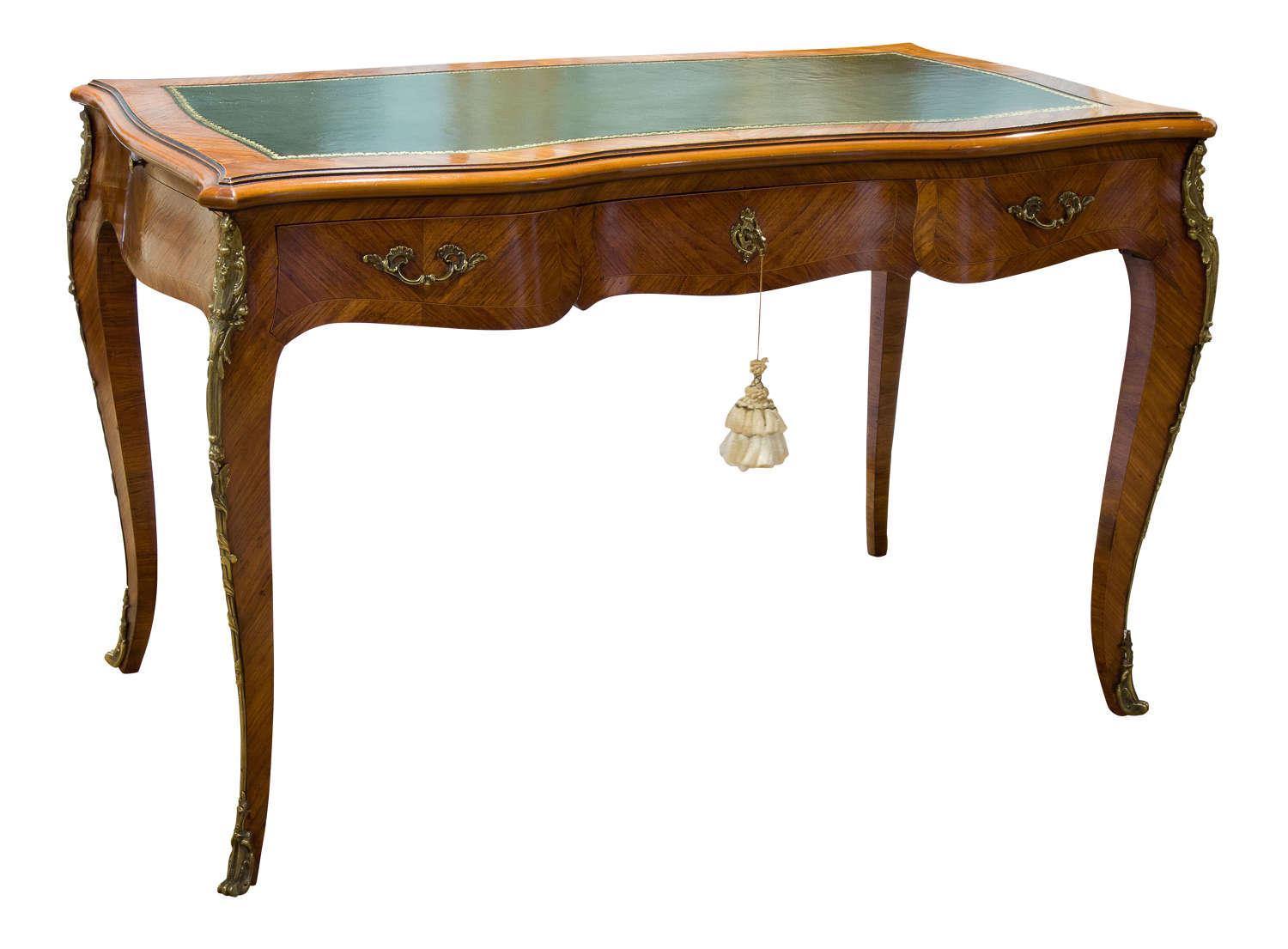 French Louis XV Style Bureau Plat c1910 (1 of 8) French Louis XV Style Bureau Plat c1910 (1 of 8)