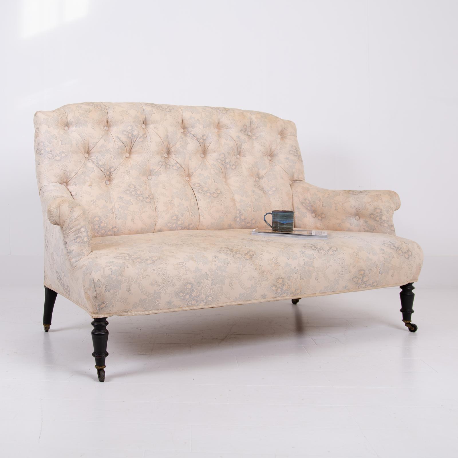 Antique French Napoleon III Button Back Sofa c.1880 (1 of 16) Antique French Napoleon III Button Back Sofa c.1880 (1 of 16)