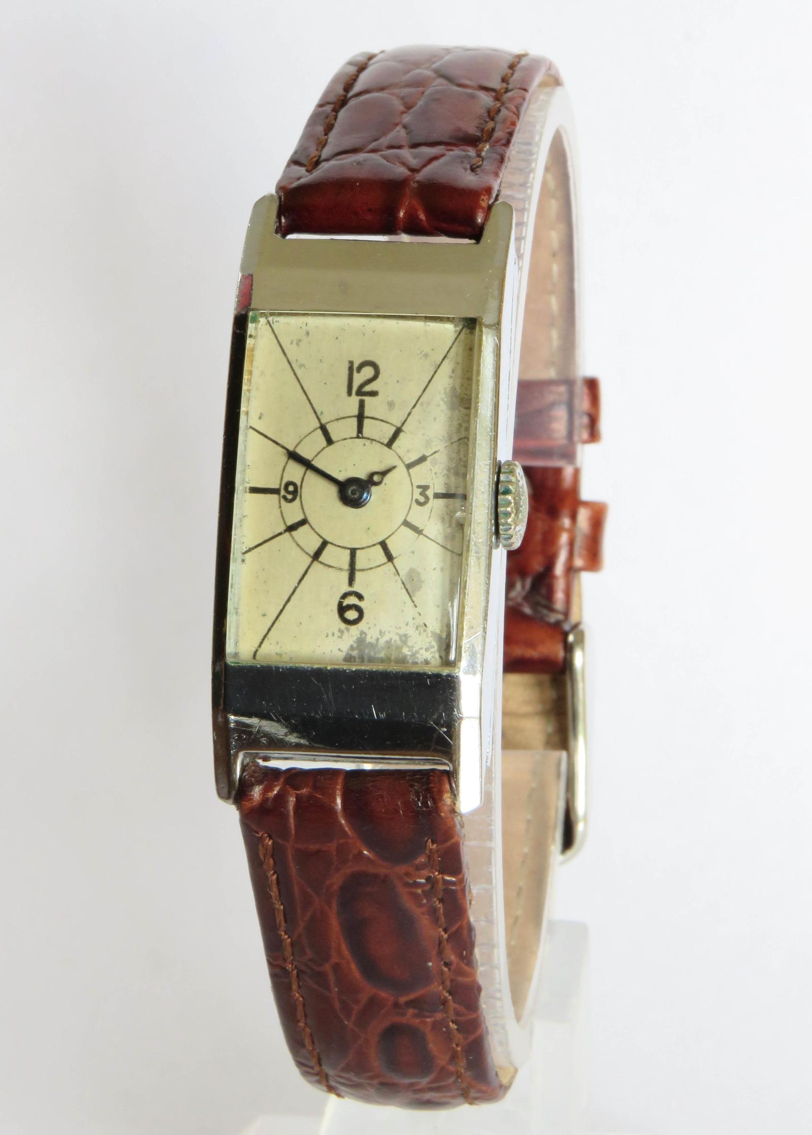 Watch: Mid-size 1930s Sector Dial Wrist Watch (1 of 5)