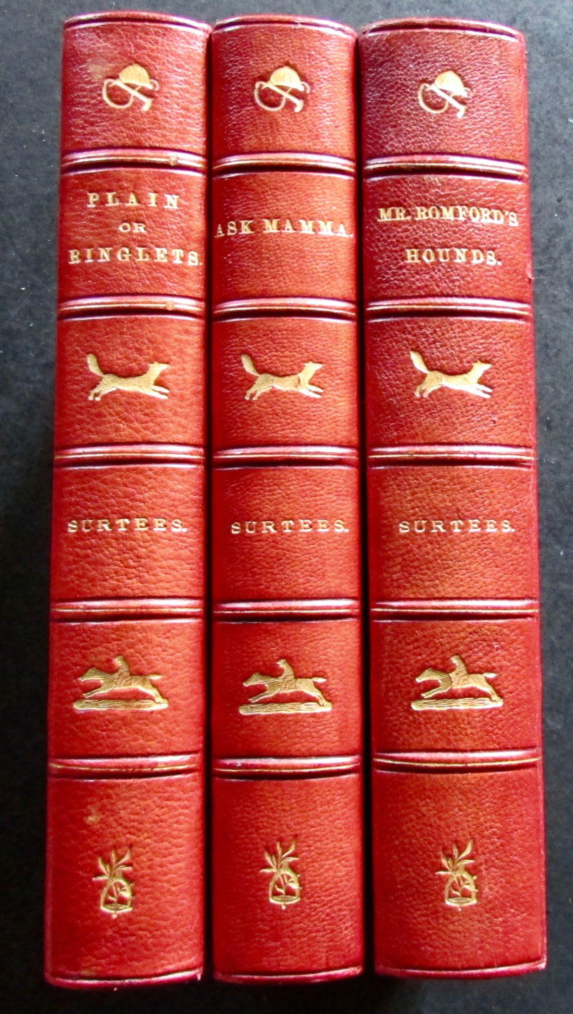 1850 Robert Smith Surtees Hunting Collection Henry Sotheran Leather Bindings (1 of 5)