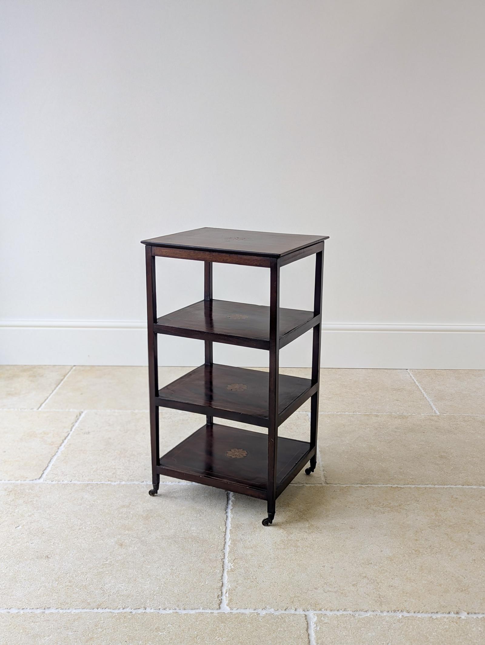 Antique Edwardian Sheraton Revival Mahogany Whatnot c.1905 (1 of 12) Antique Edwardian Sheraton Revival Mahogany Whatnot c.1905 (1 of 12)