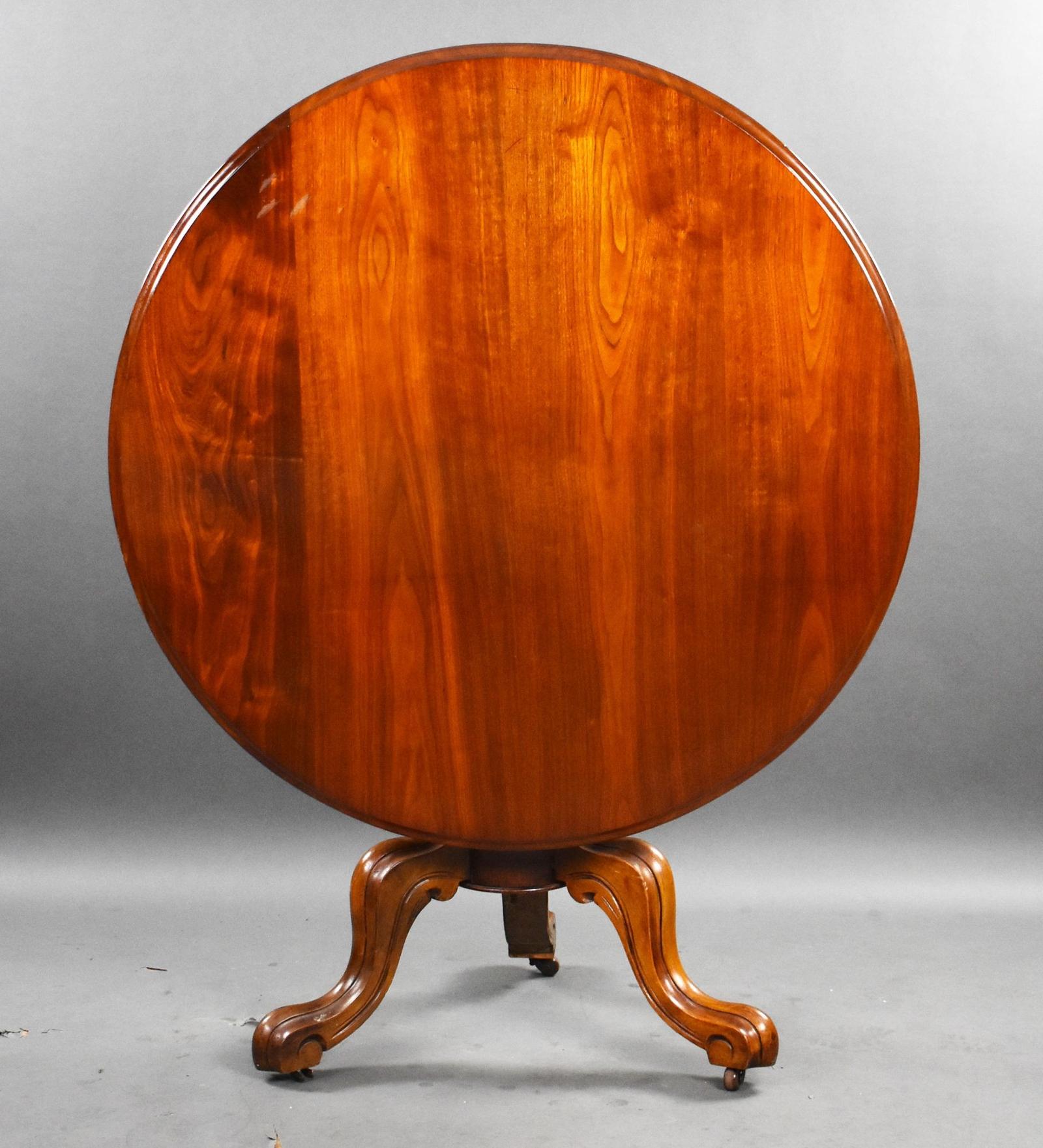 Victorian Mahogany Circular Breakfast Table (1 of 5)