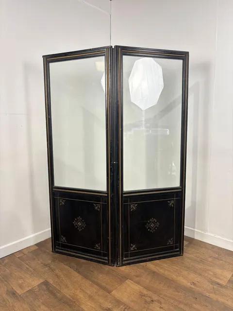 Large Edwardian Ebonised Bifold Screen / Room Divider (1 of 16) Large Edwardian Ebonised Bifold Screen / Room Divider (1 of 16)