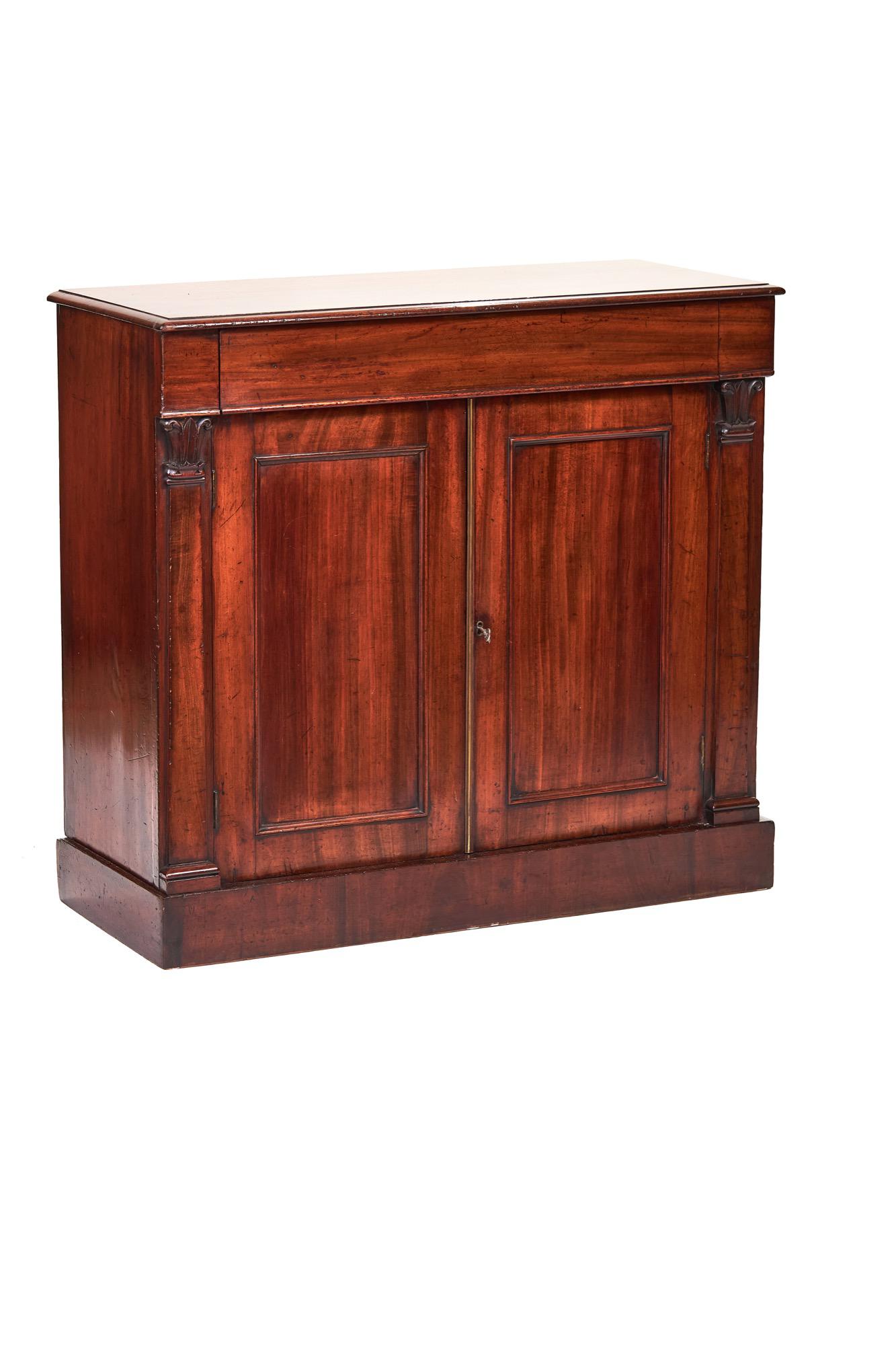 Wiliiam IV Period Mahogany 2 Door Cupboard with Drawer (1 of 4) Wiliiam IV Period Mahogany 2 Door Cupboard with Drawer (1 of 4)