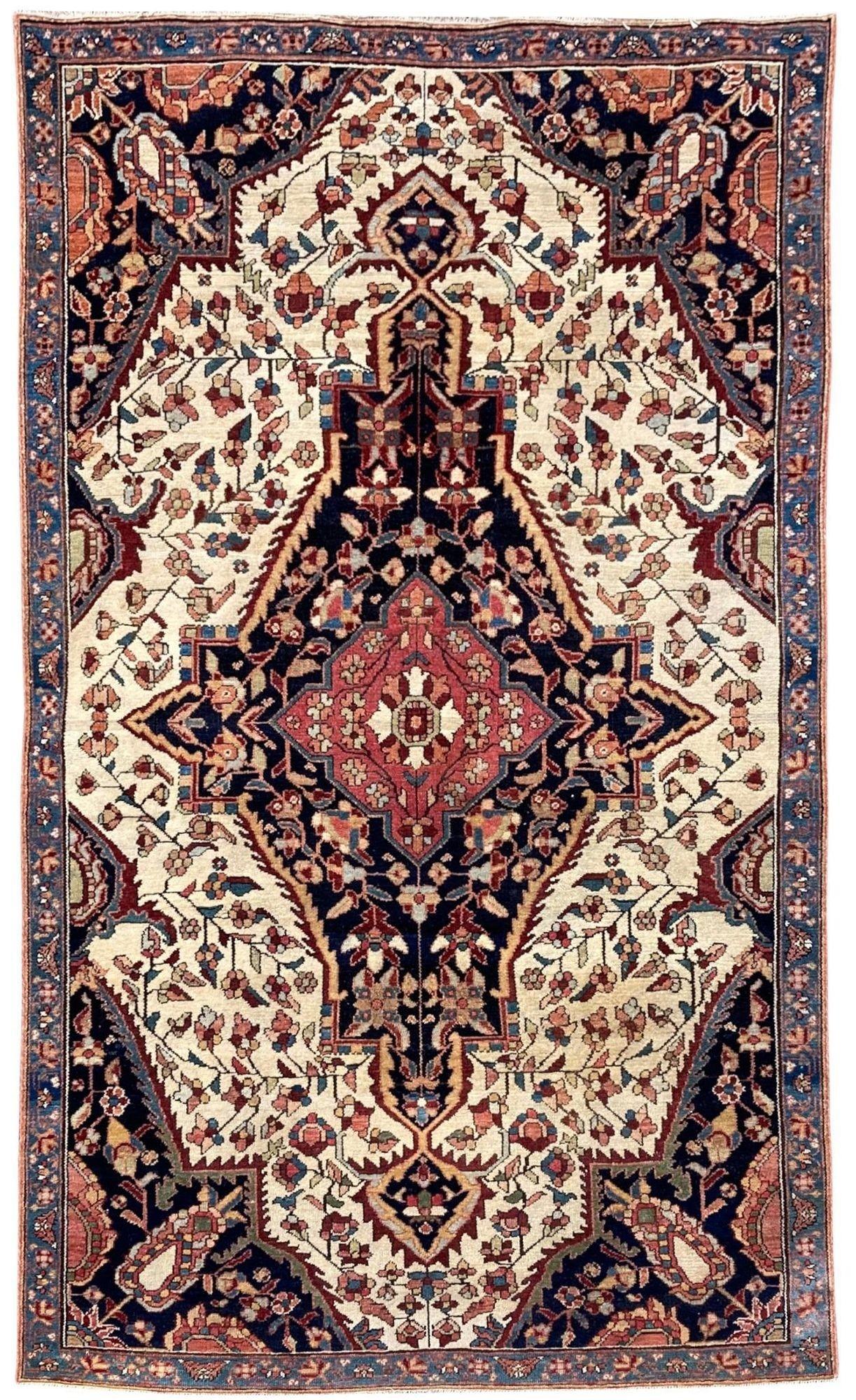 Antique Malayer Rug 1.66m X 0.98m (1 of 17)