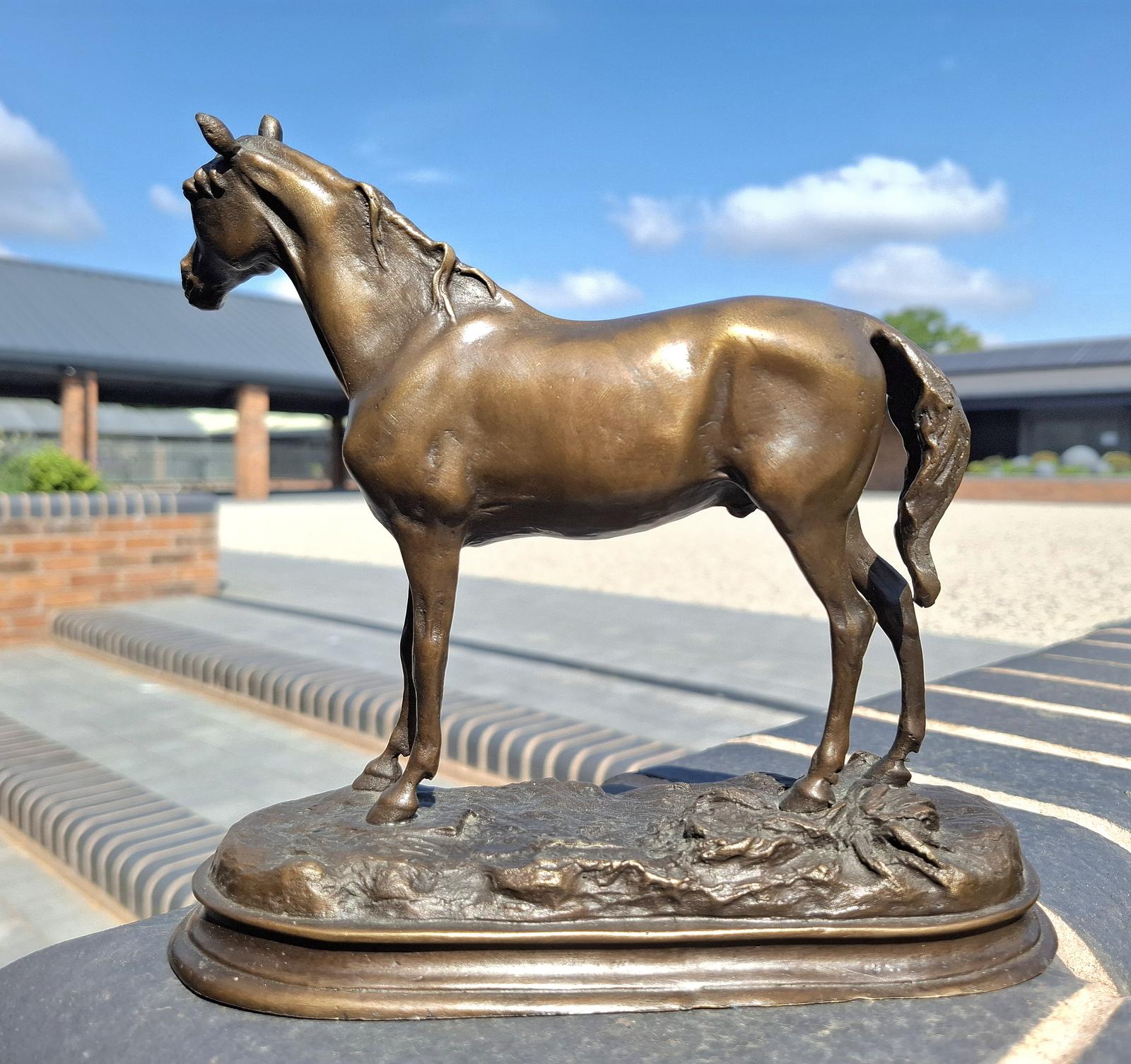 Bronze Sculpture of Thoroughbred Horse by Pierre-Jules Mene (1 of 6)