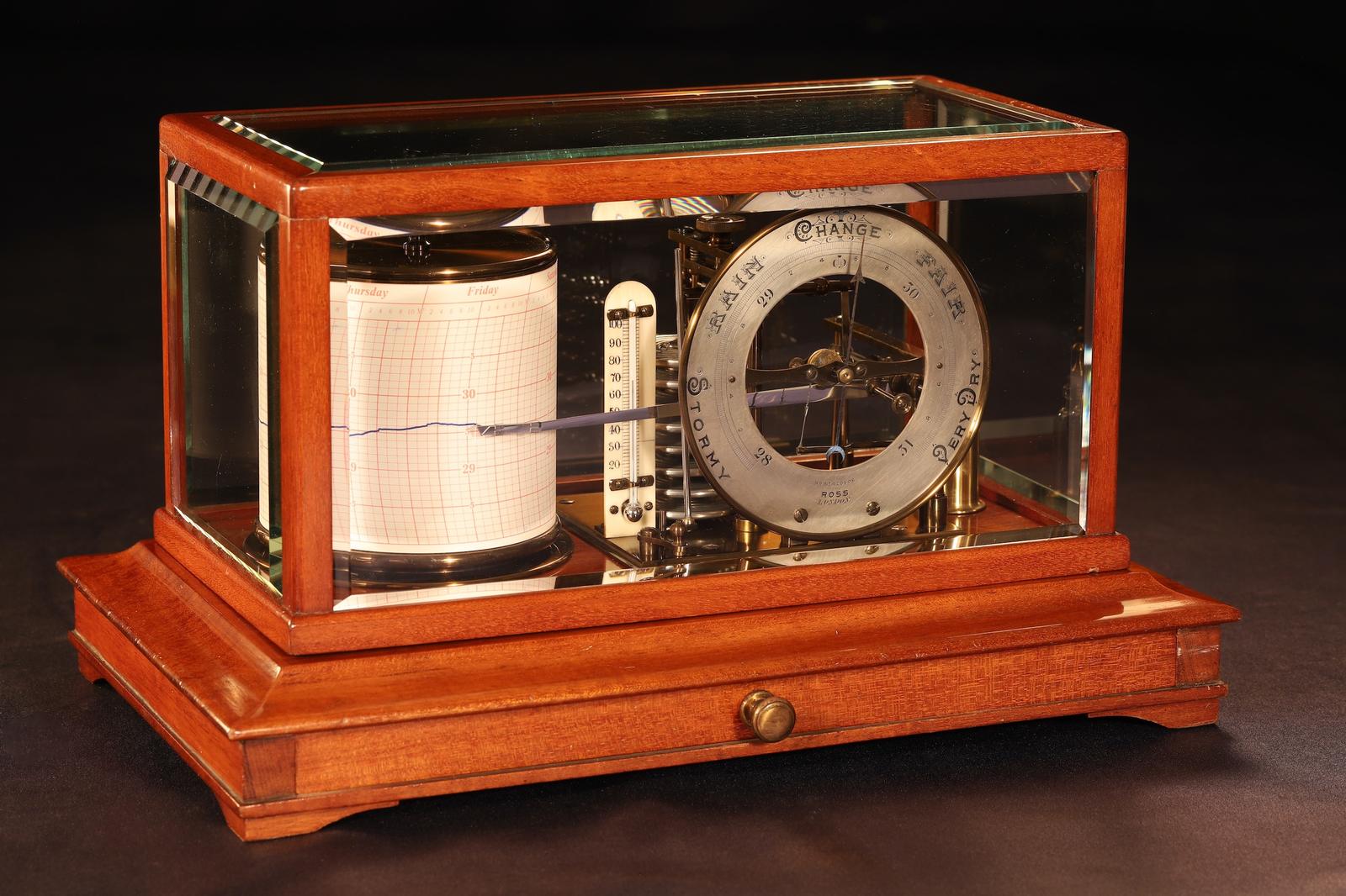 Drum Barograph with Dial by Short & Mason for Ross c.1920 (1 of 14)