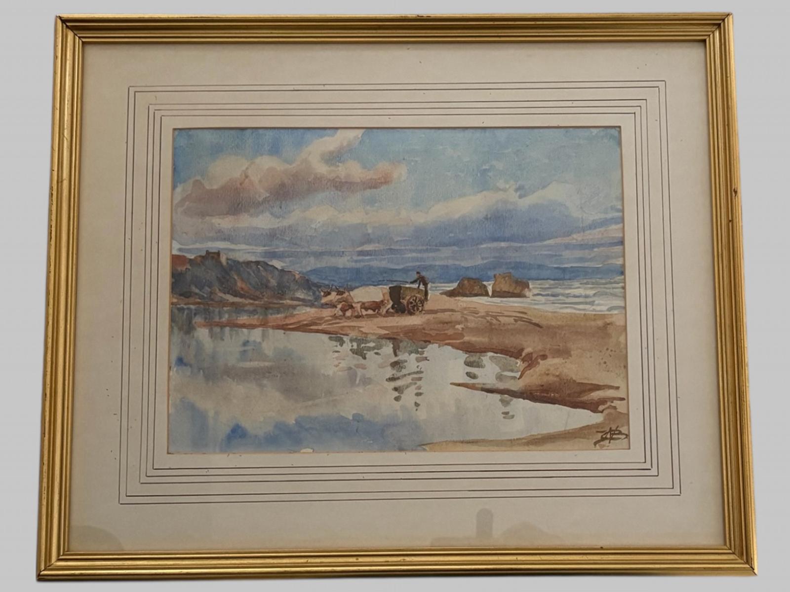 Jules Evarist Van Biesbroeck - Enchanting Watercolour c.1900 (1 of 4)