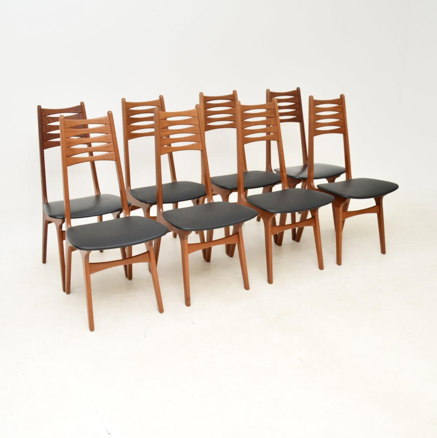 Set of Eight Danish Vintage Dining Chairs (1 of 12)
