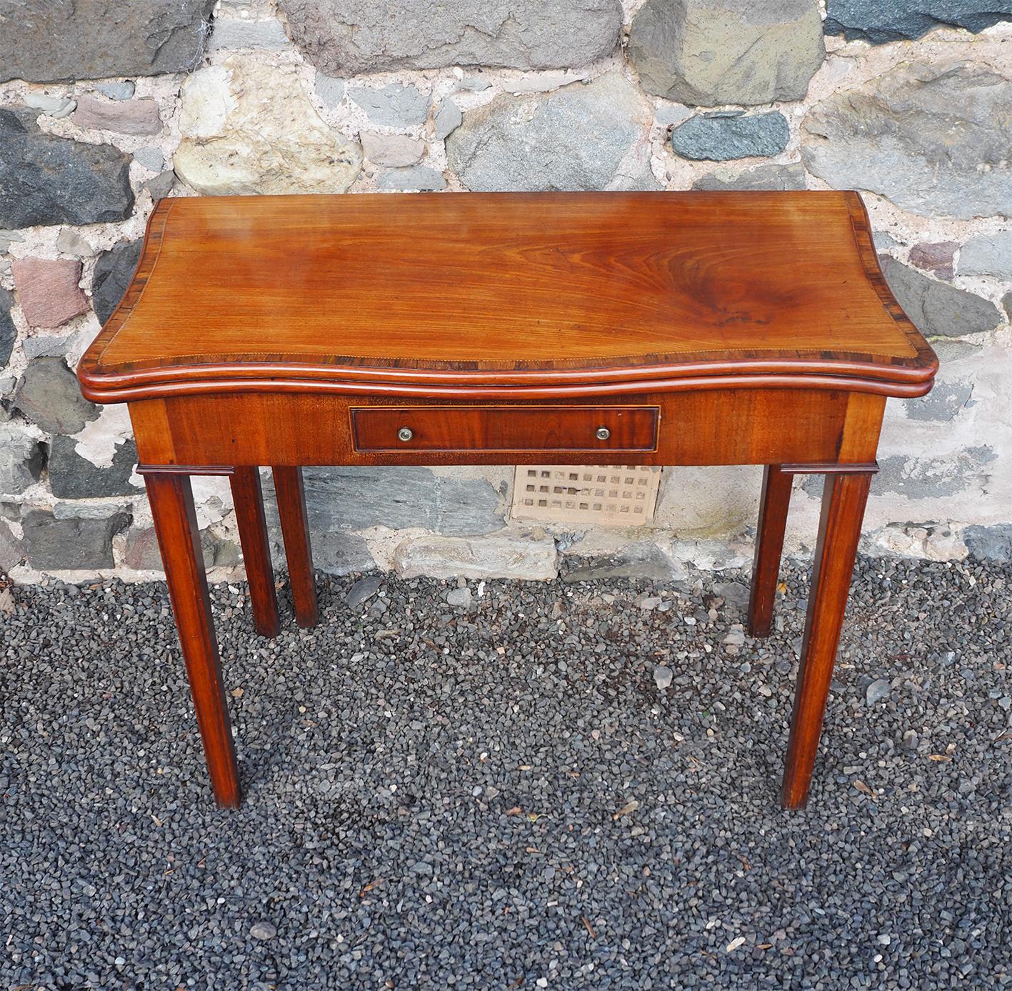 Georgian Serpentine Shaped Tea Table (1 of 7)