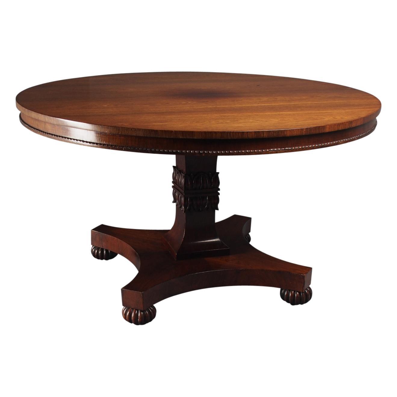 Antique Rosewood Breakfast Table in Manner of William Trotter (1 of 13) Antique Rosewood Breakfast Table in Manner of William Trotter (1 of 13)