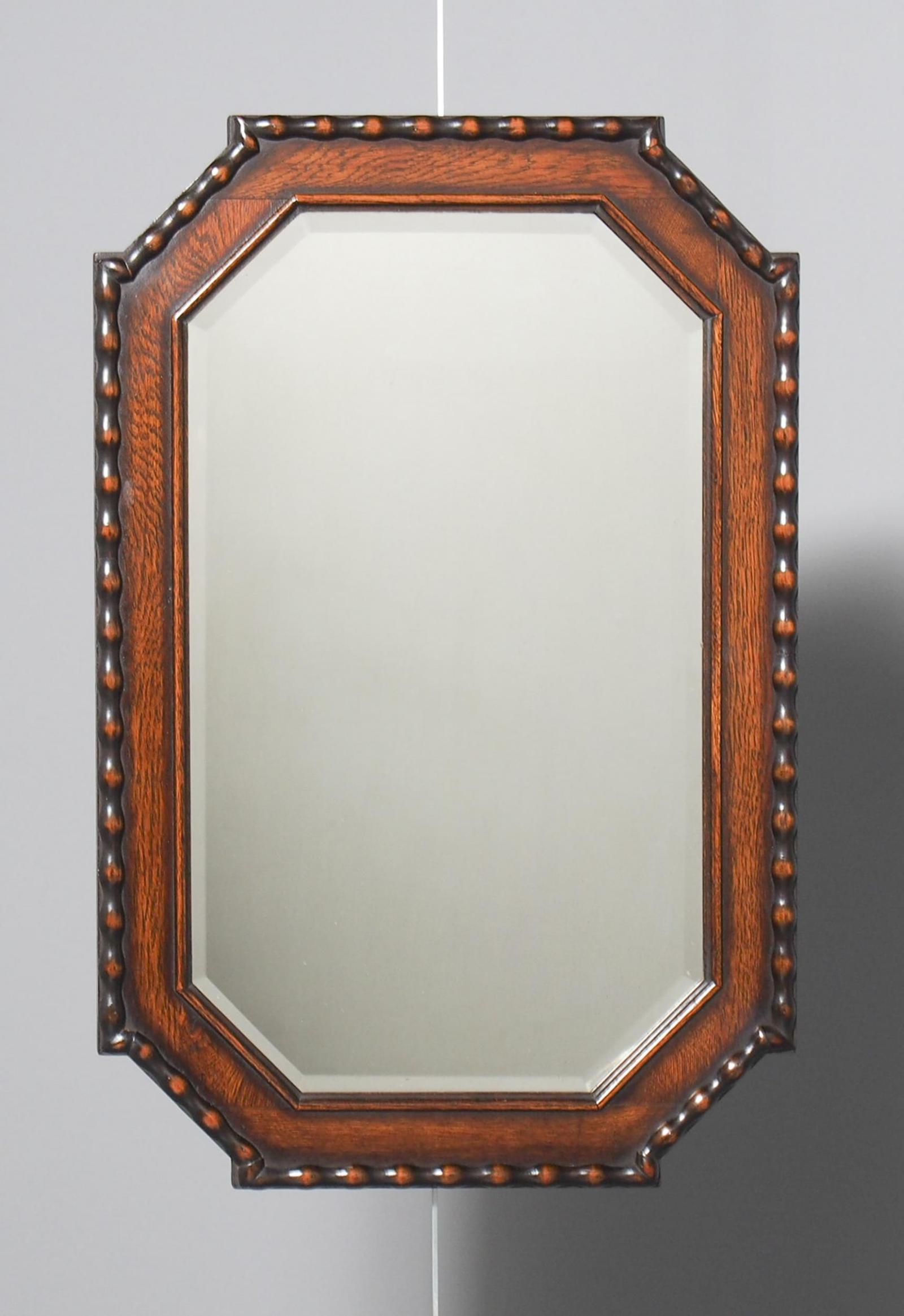 Antique Jacobean Style Oak Frame Mirror c.1910 (1 of 5) Antique Jacobean Style Oak Frame Mirror c.1910 (1 of 5)