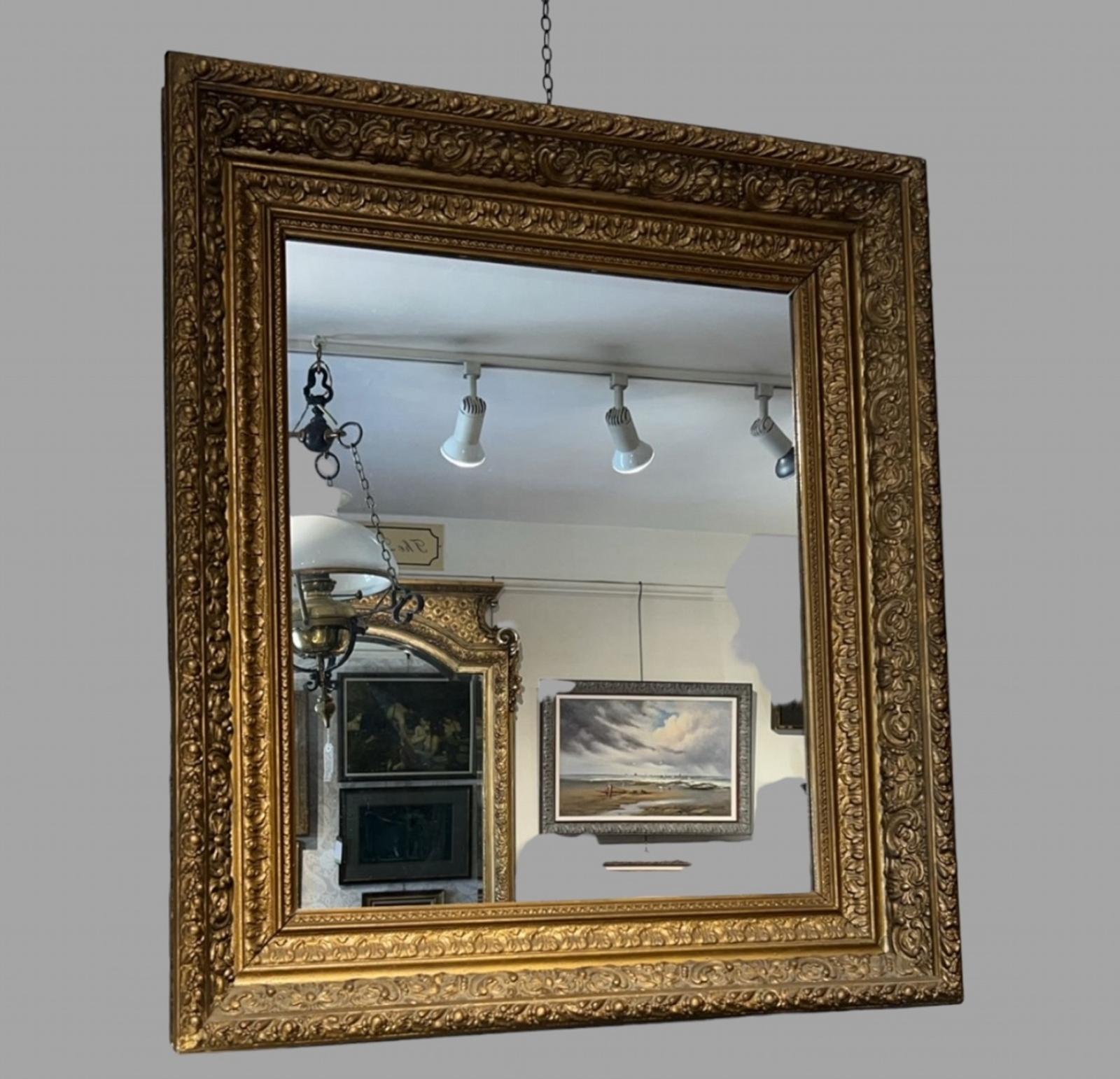 Highly Decorative Gilded Framed Mirror (1 of 4)