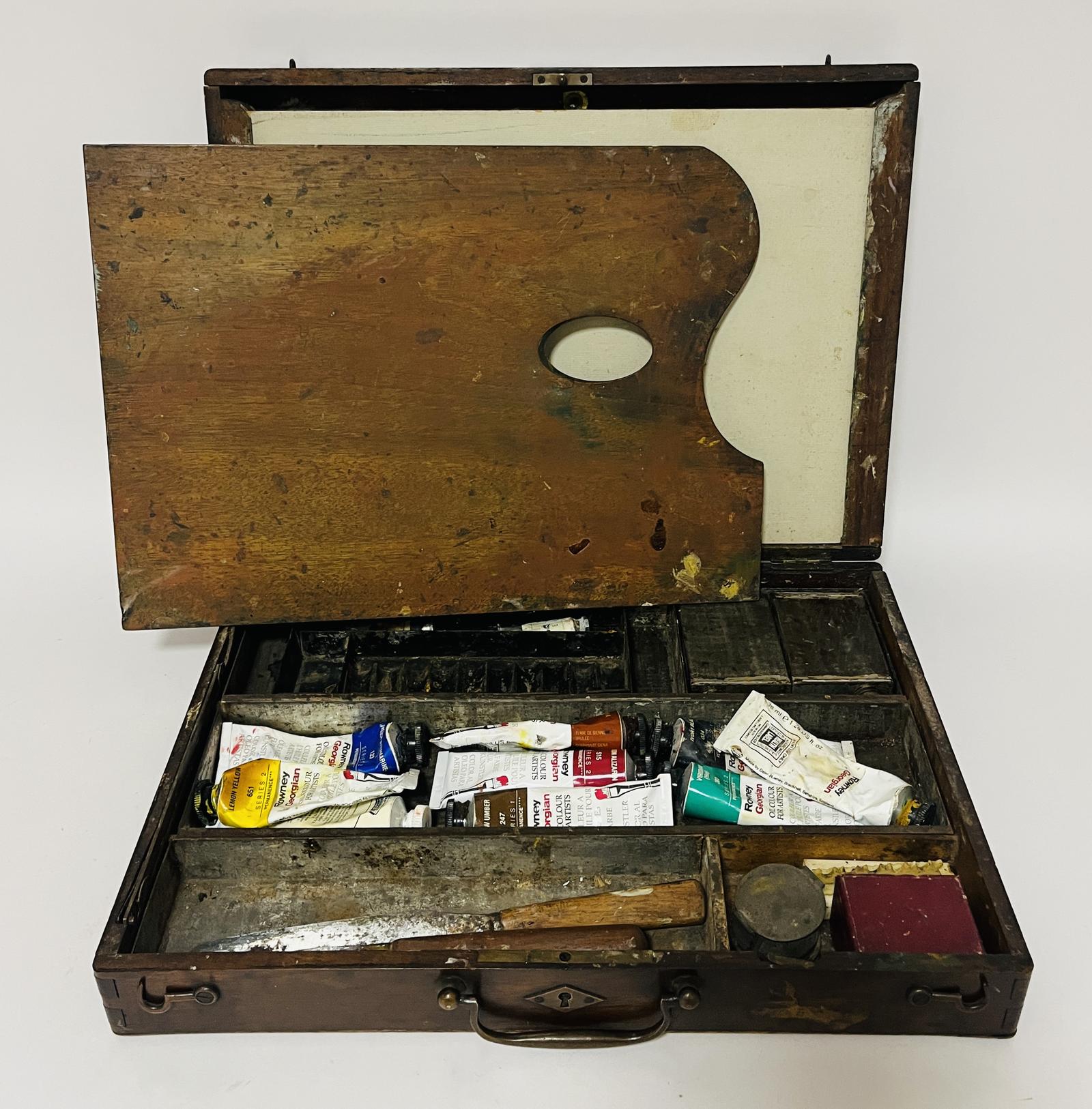 Victorian Mahogany Artist's Box (1 of 24)