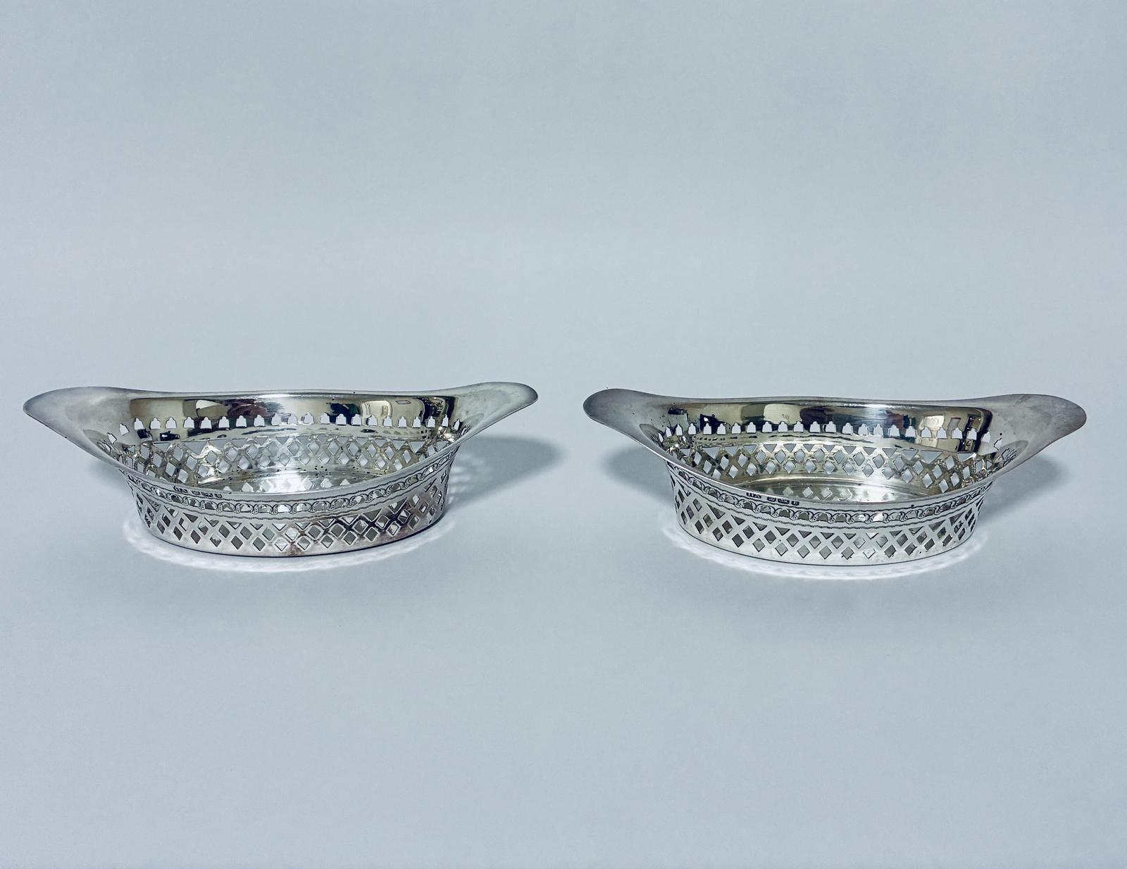 Pair of Victorian Silver Bonbon Dishes (1 of 10) Pair of Victorian Silver Bonbon Dishes (1 of 10)