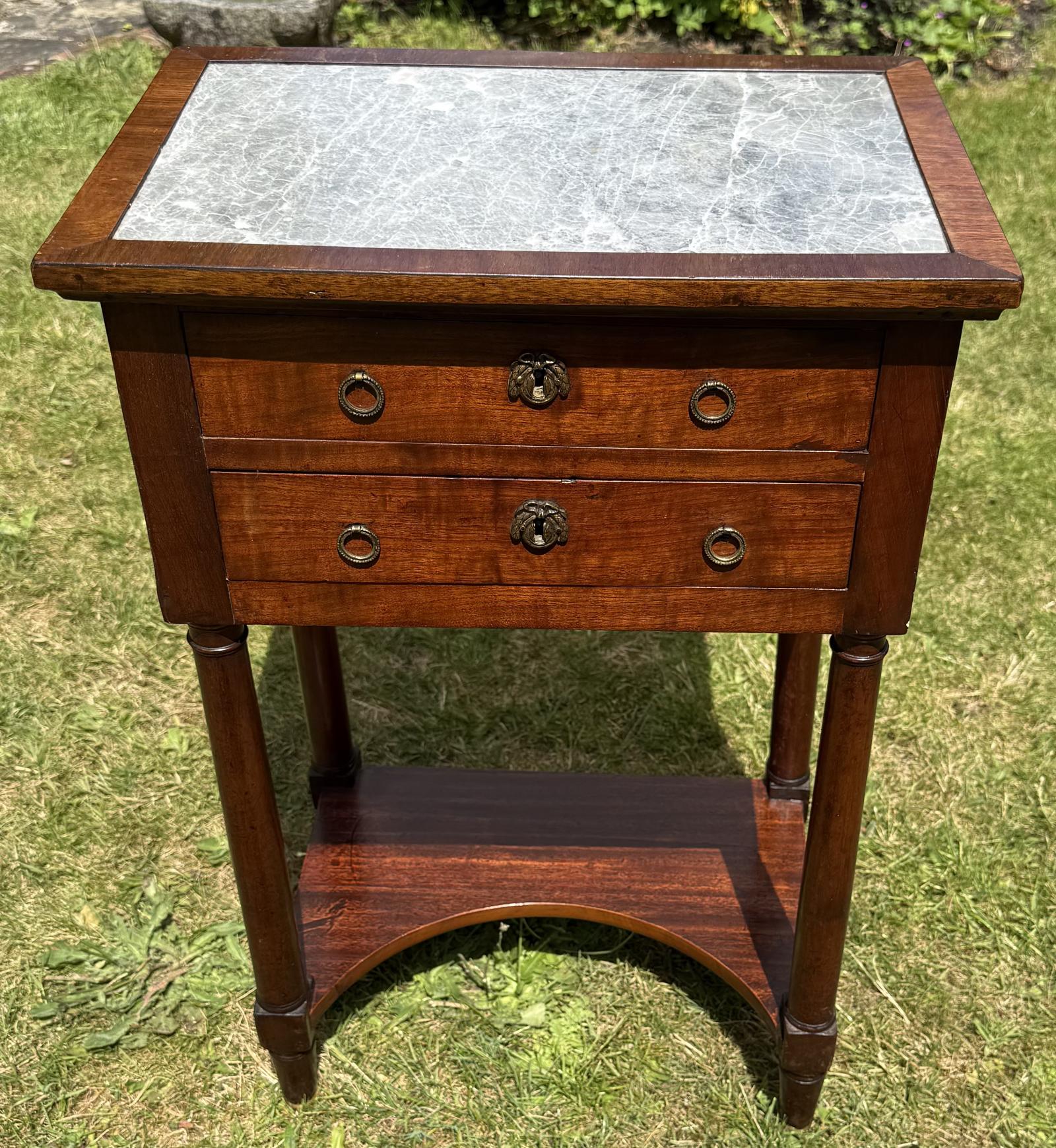 Circa 1800 French 2 Drawer Chevet (1 of 7) Circa 1800 French 2 Drawer Chevet (1 of 7)