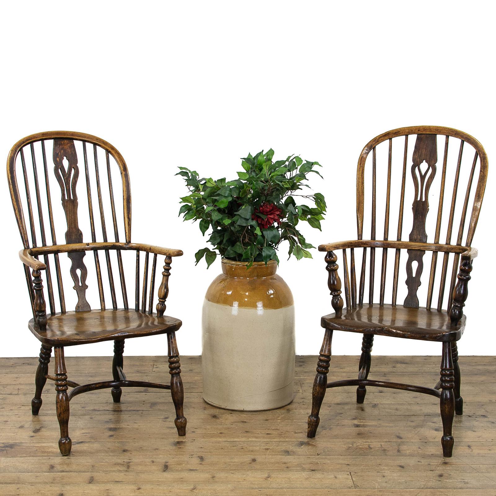 Pair of Georgian Antique Windsor Armchairs (1 of 12) Pair of Georgian Antique Windsor Armchairs (1 of 12)