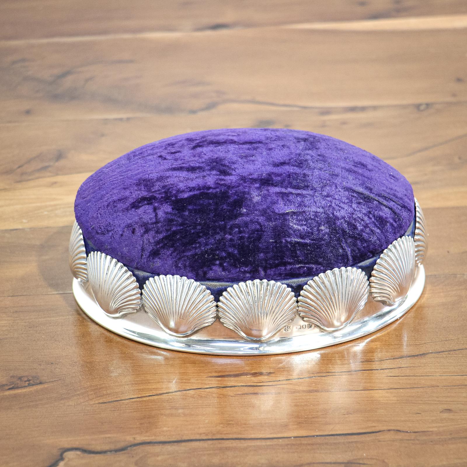 Victorian Silver Pin Cushion Jewellery Box (1 of 6)