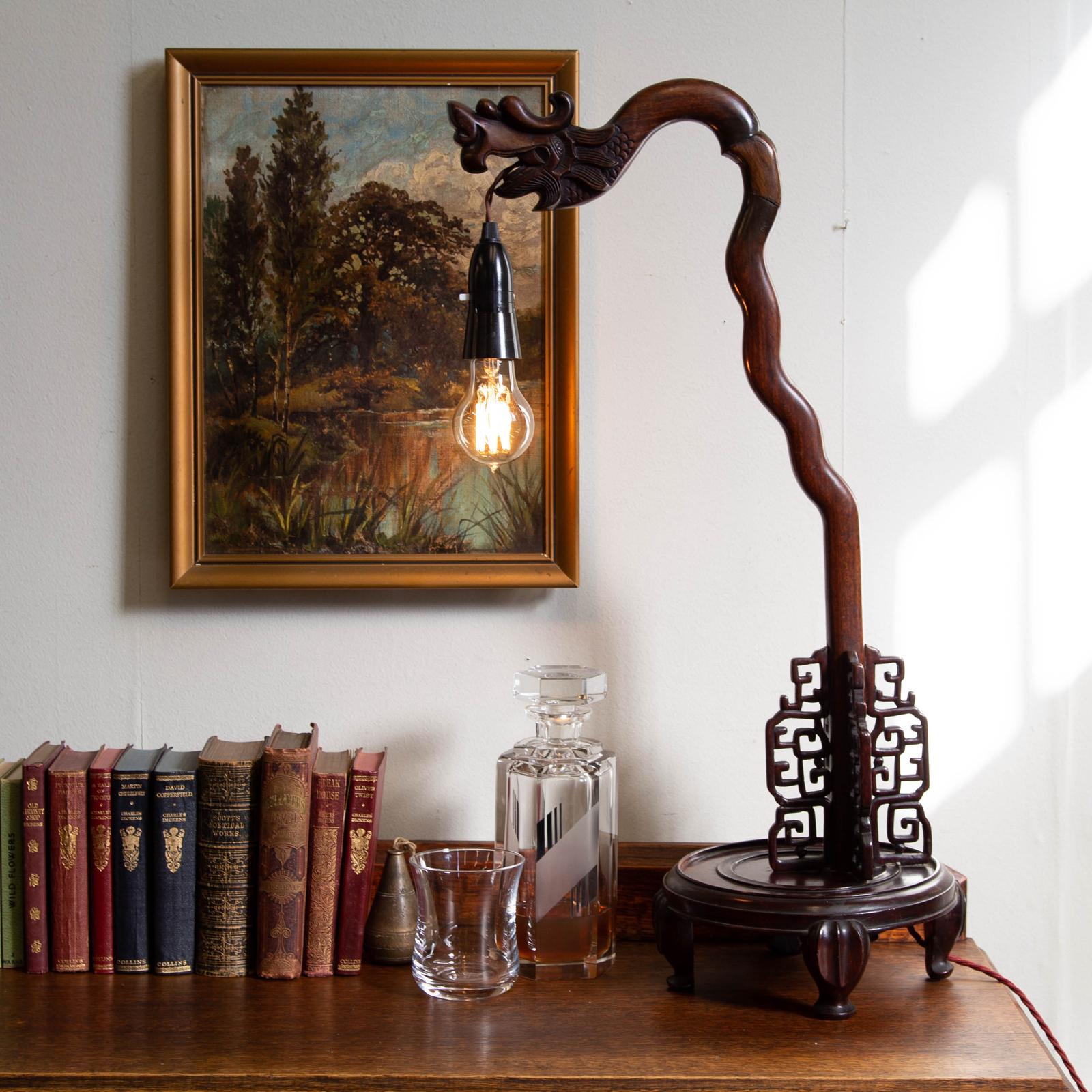 Early 20th Century Oriental Dragon Table Lamp (1 of 9) Early 20th Century Oriental Dragon Table Lamp (1 of 9)