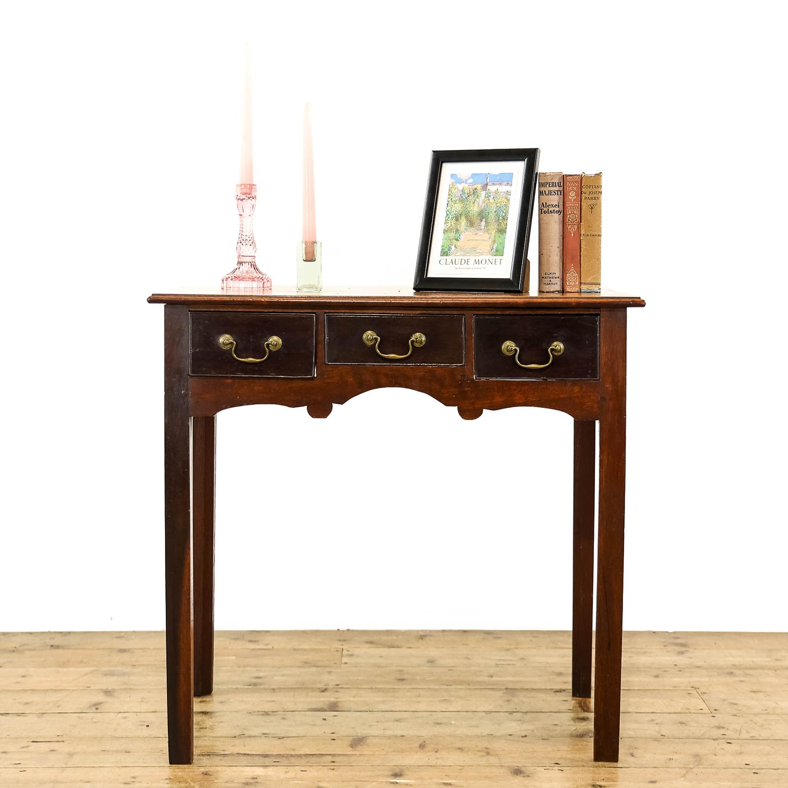 Antique Georgian Mahogany Lowboy Table (1 of 8) Antique Georgian Mahogany Lowboy Table (1 of 8)
